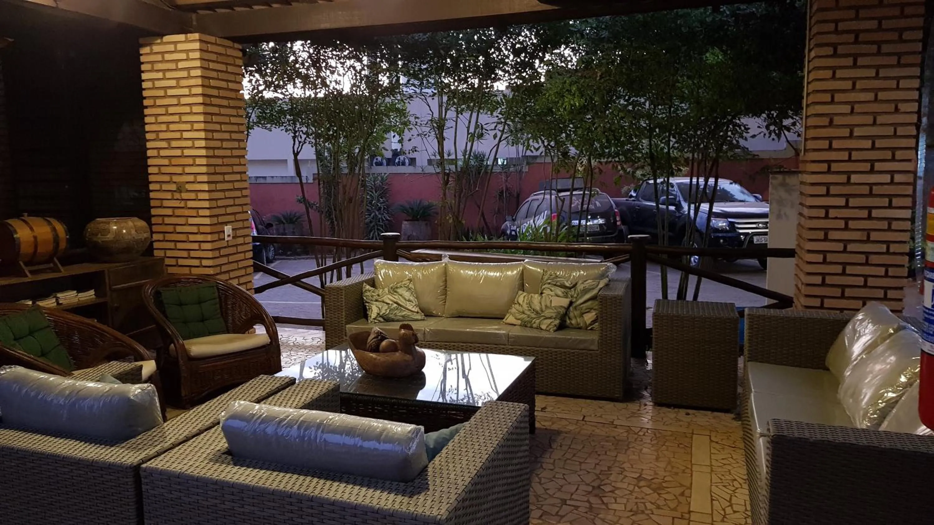 Property building in Hotel das Palmeiras