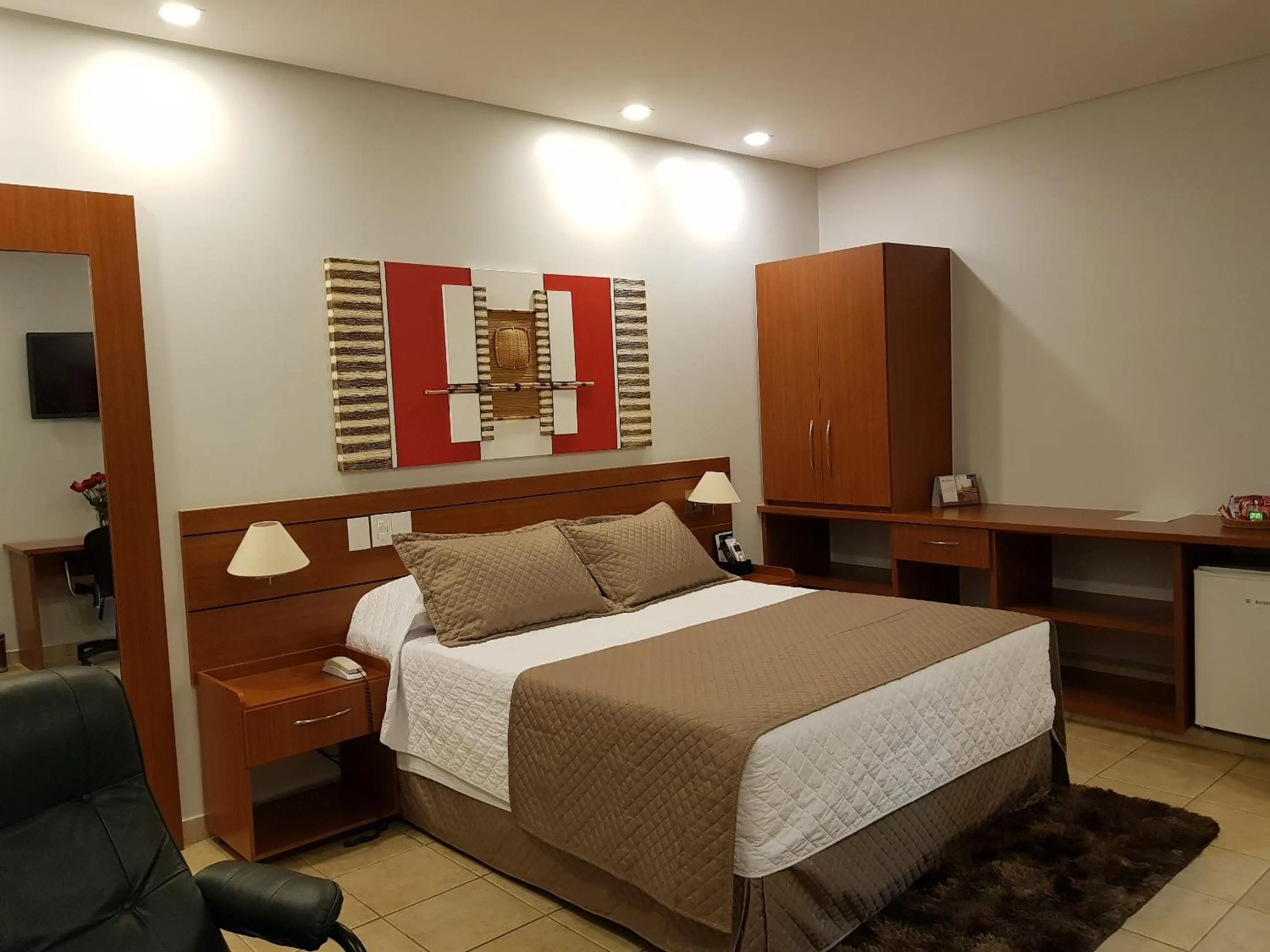 Photo of the whole room, Bed in Hotel das Palmeiras