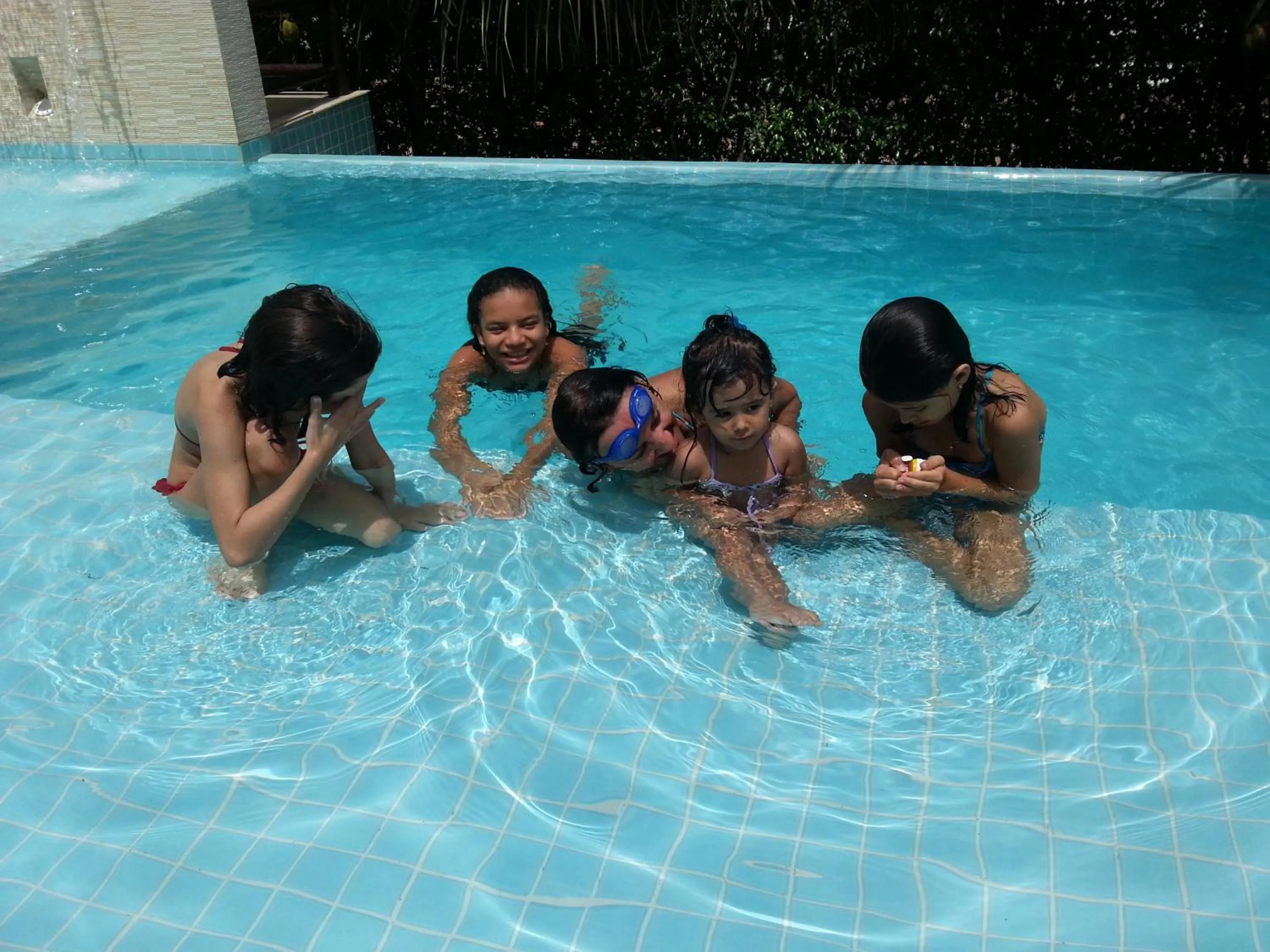 Swimming pool in Hotel das Palmeiras