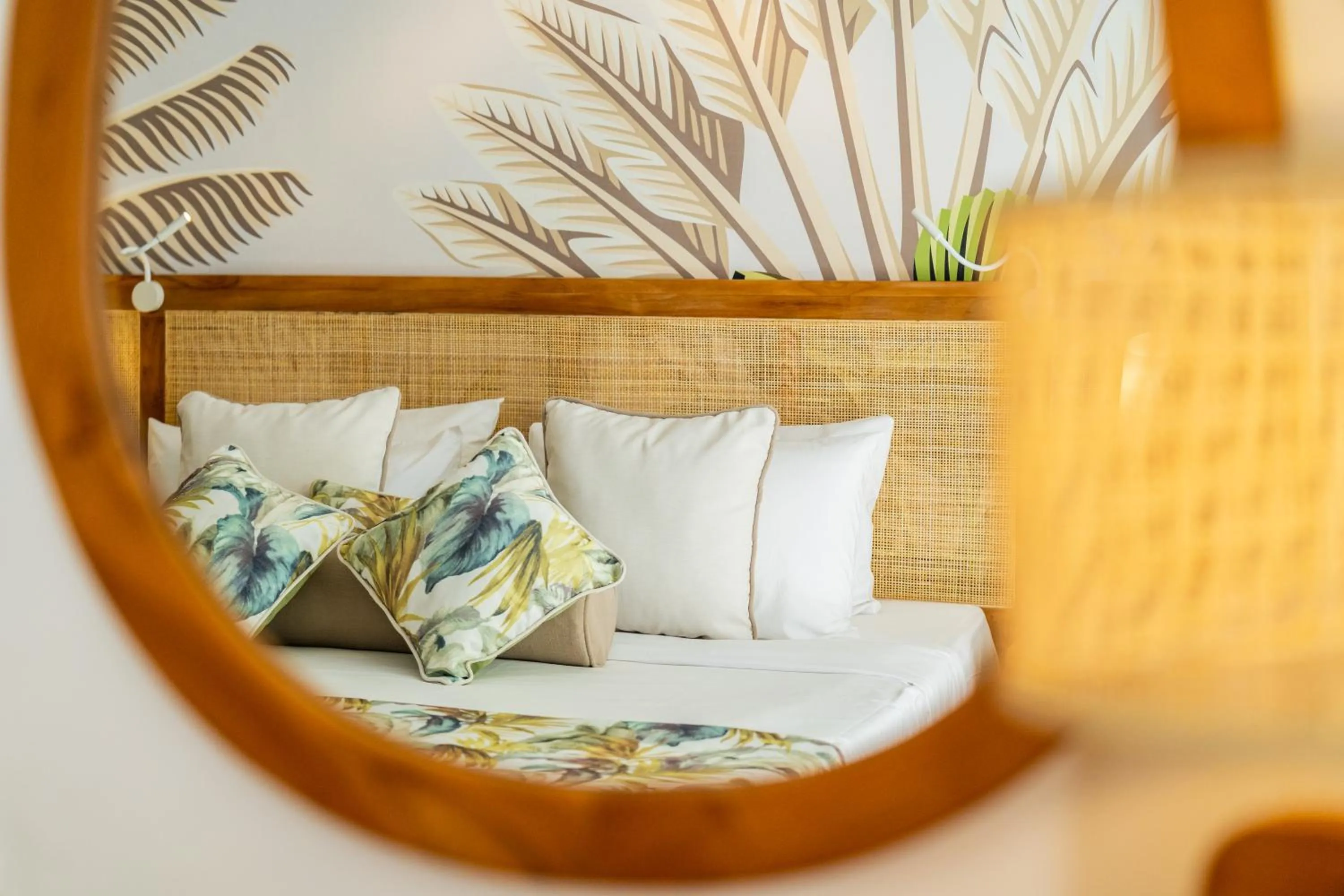 Bed in Casuarina Resort and Spa