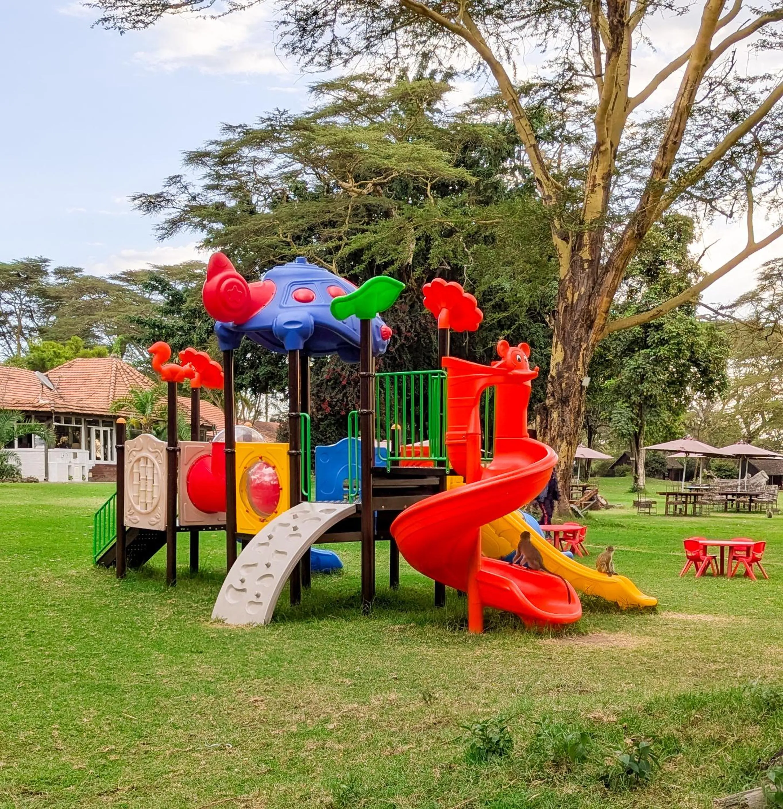 Children play ground in Muthu Lake Naivasha Country Club, Naivasha