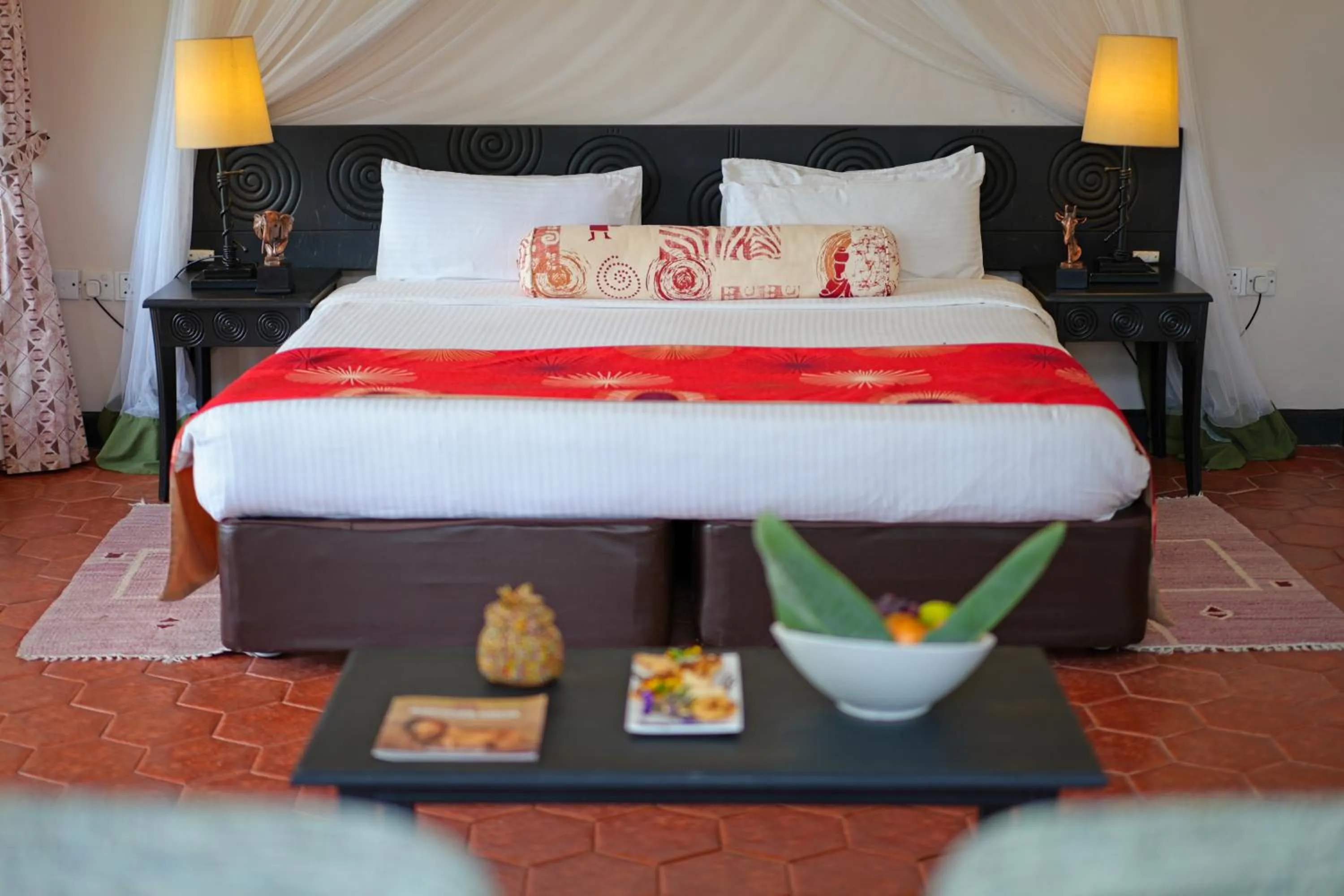 Bed in Muthu Keekorok Lodge, Maasai Mara, Narok