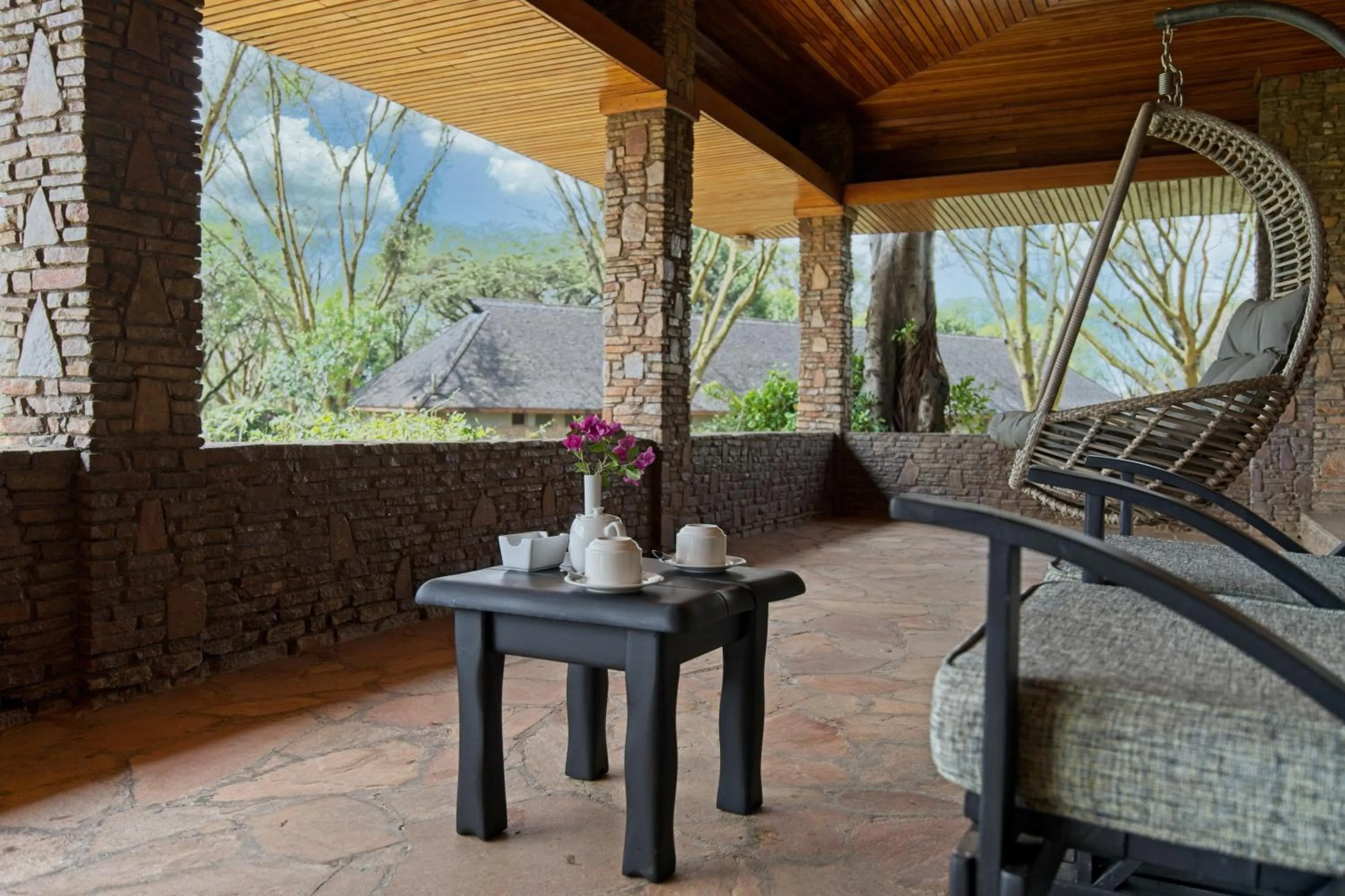 Patio in Muthu Keekorok Lodge, Maasai Mara, Narok