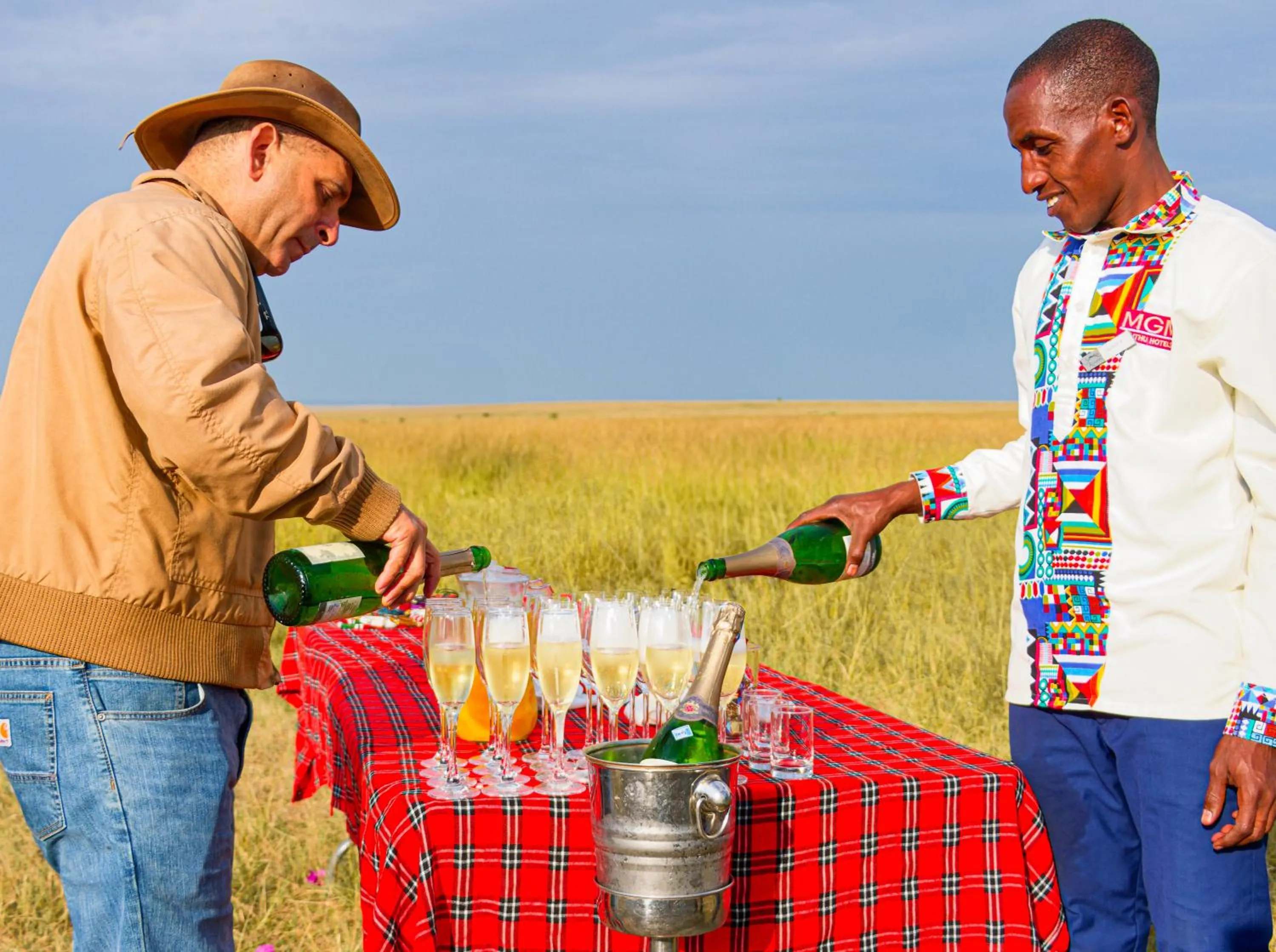Drinks in Muthu Keekorok Lodge, Maasai Mara, Narok