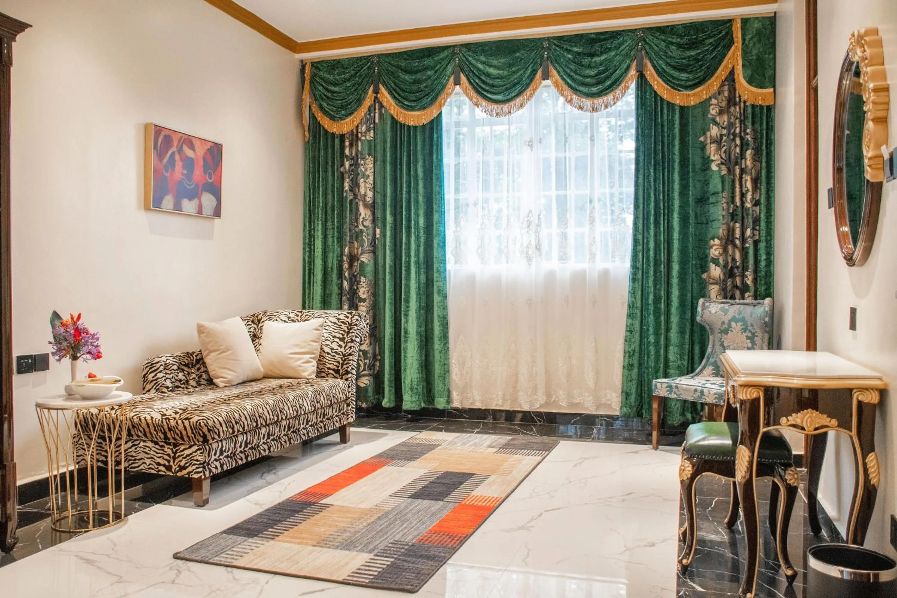 Living room, Bed in Muthu Sovereign Suites & Spa, Limuru Road, Nairobi