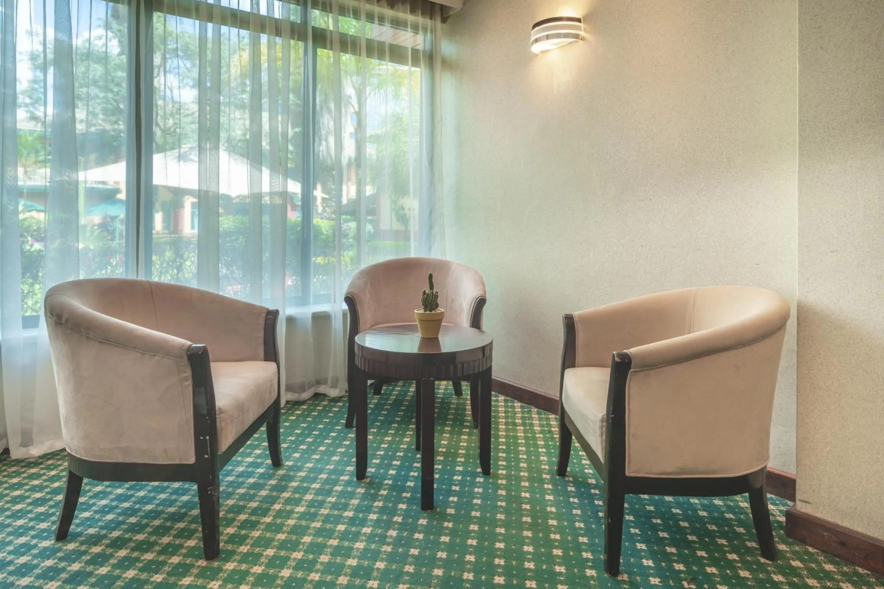 Seating area in Boma Inn Nairobi