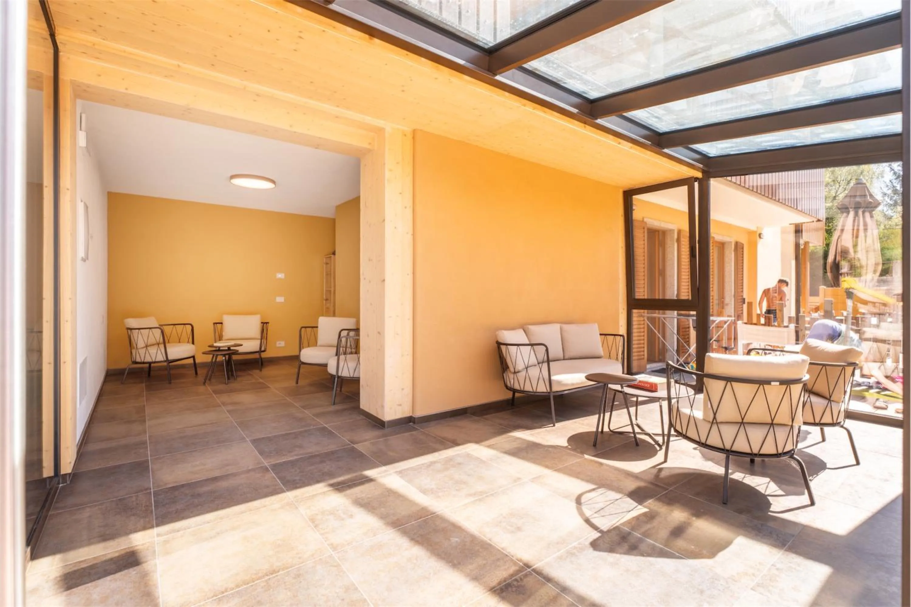 Patio in CROSINA HOLIDAY - Residence Toli