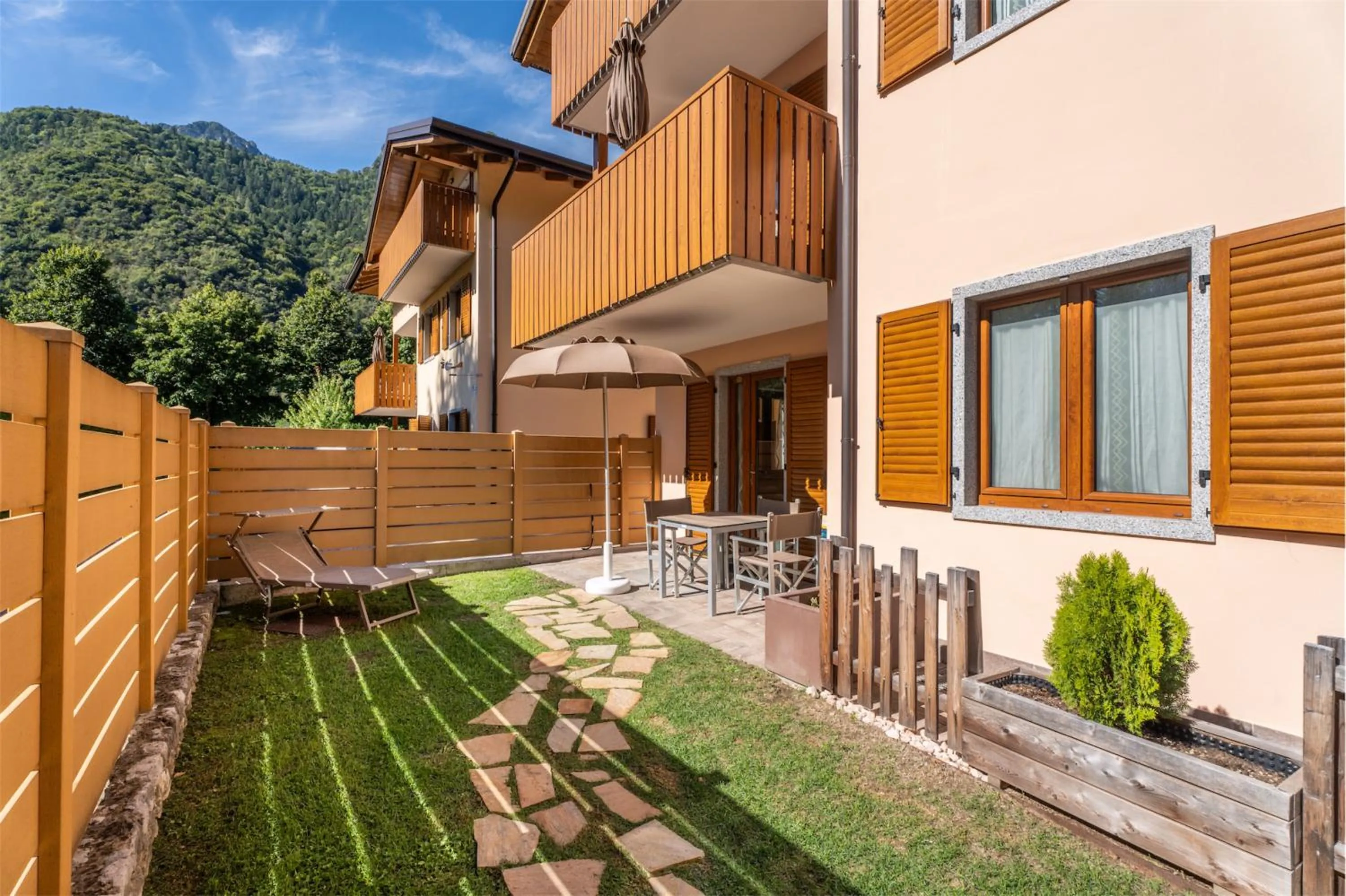 Patio in CROSINA HOLIDAY - Residence Toli