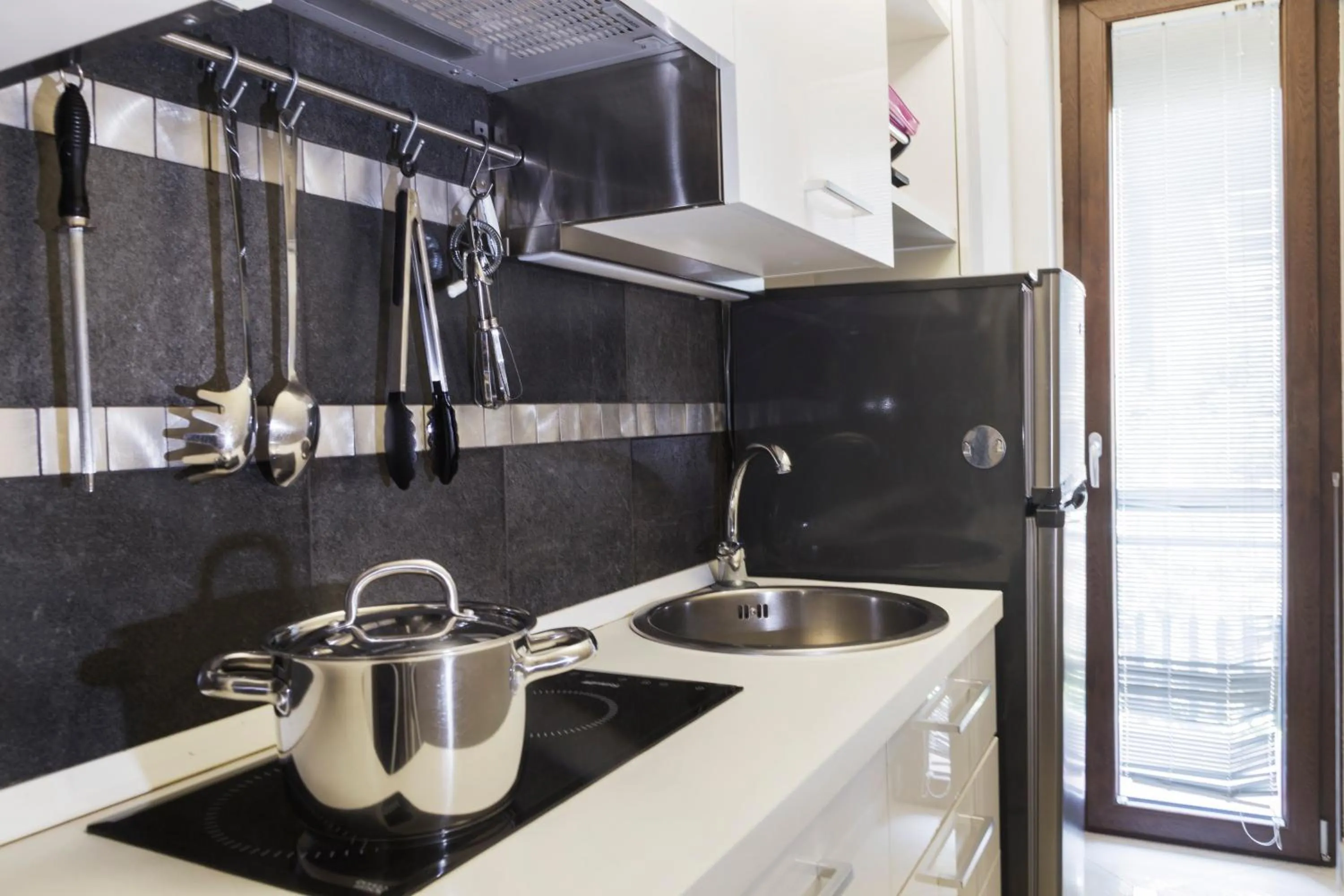 Kitchen or kitchenette in Residenza Talenti Superior Rooms