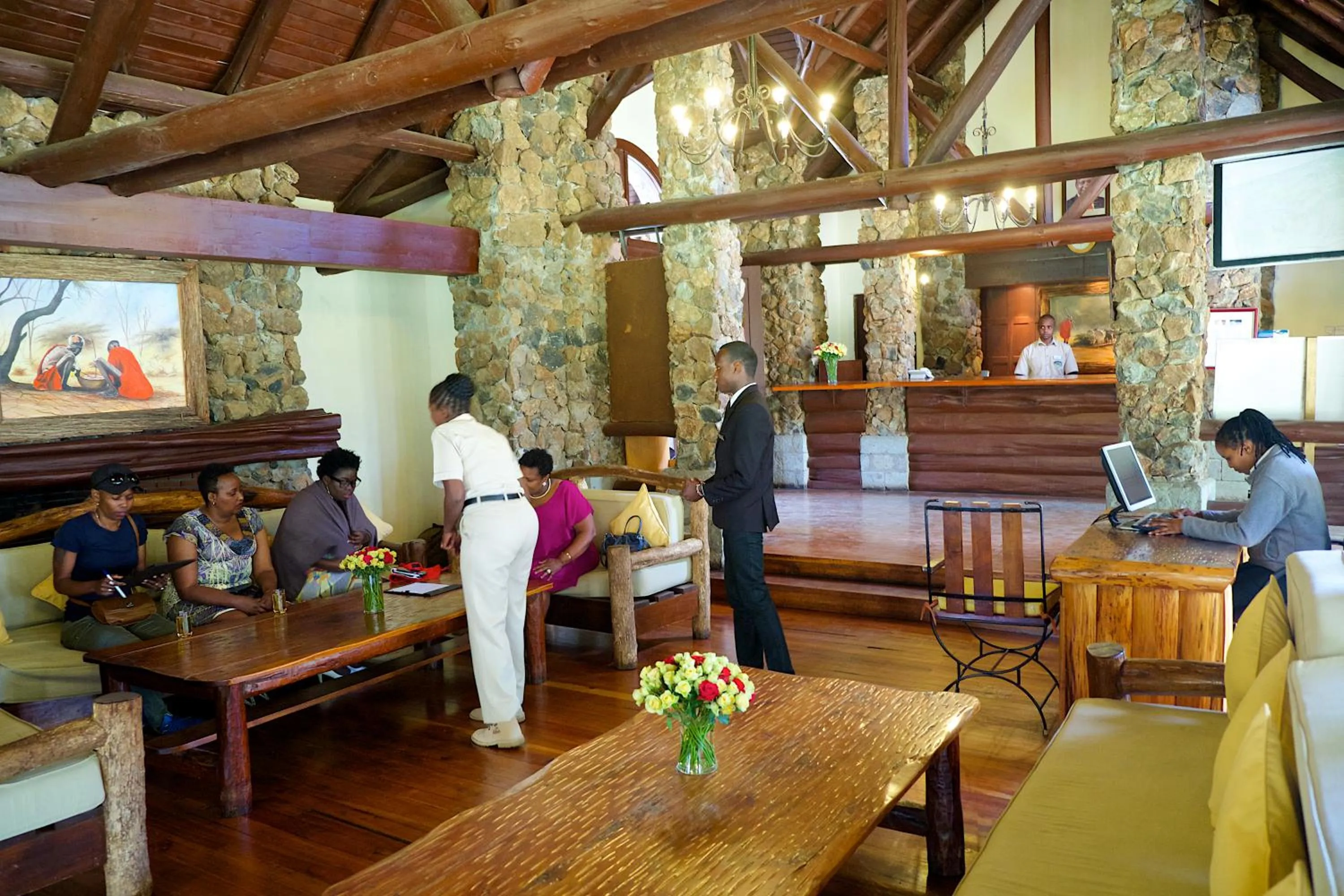 Lobby or reception in The Great Rift Valley Lodge & Golf Resort