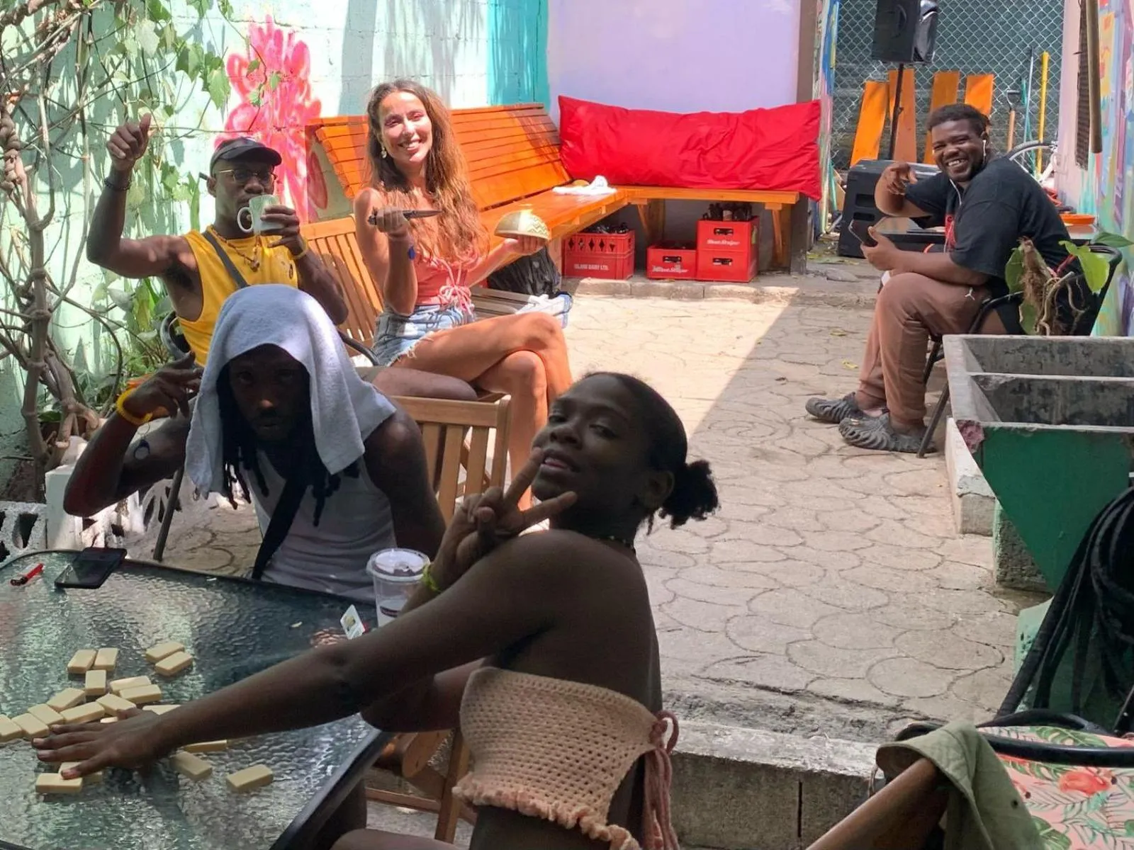 People in Ragamuffin Hostel