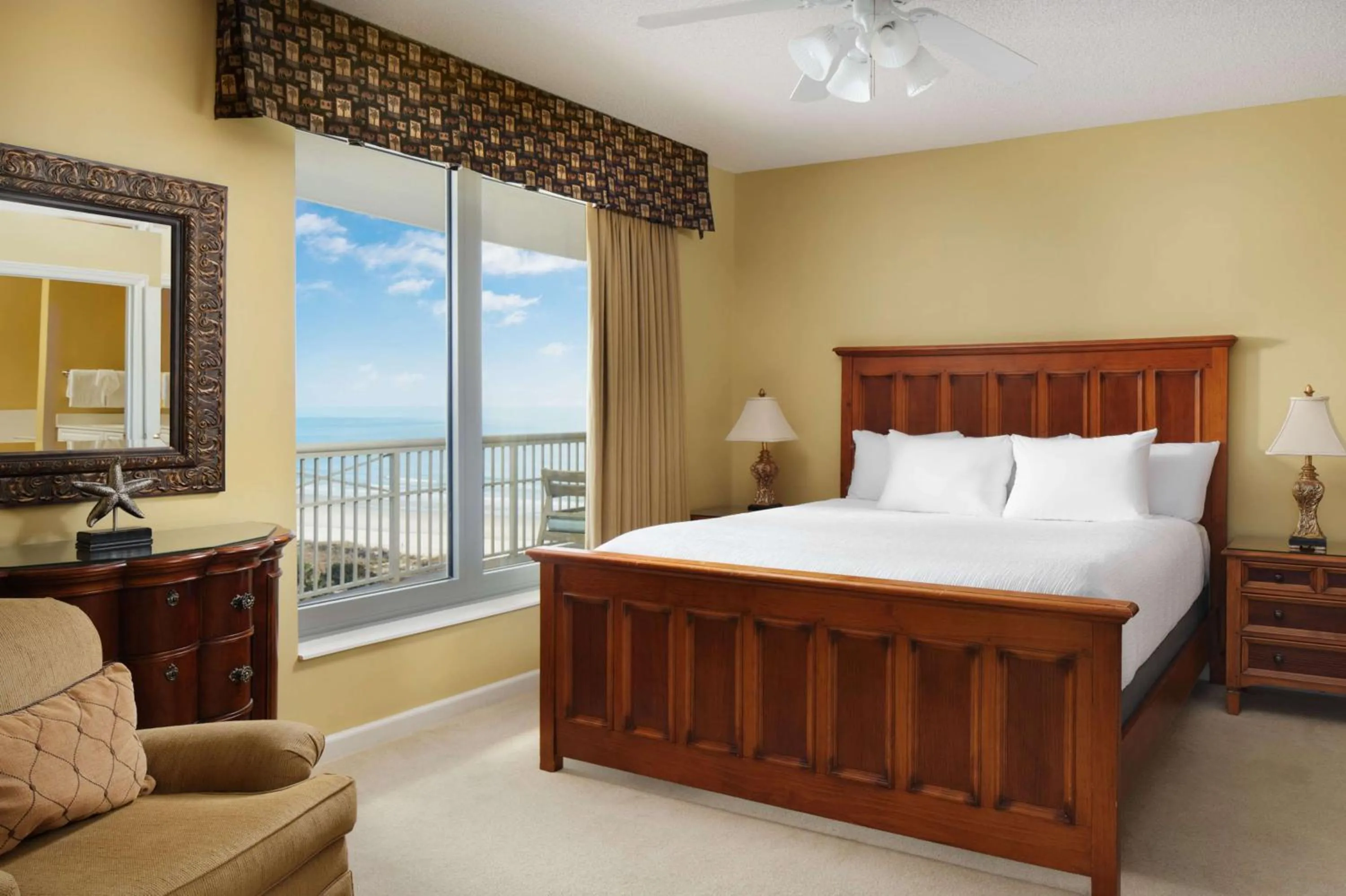 Bed in Kingston Plantation Condos