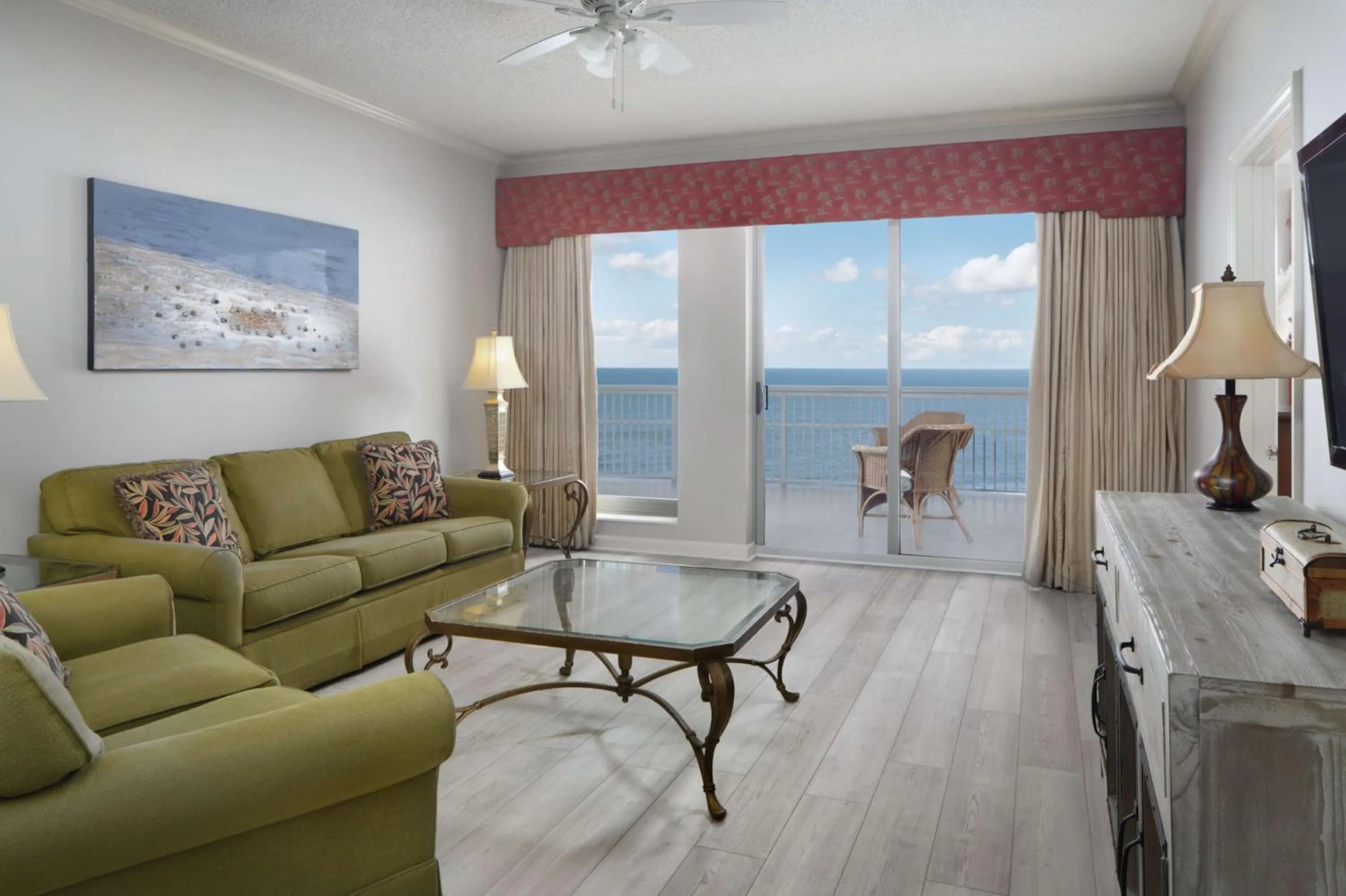 Living room in Kingston Plantation Condos