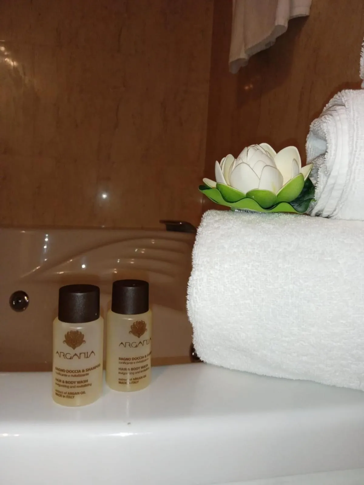 Bathroom in Castello Castriota Scanderbeg