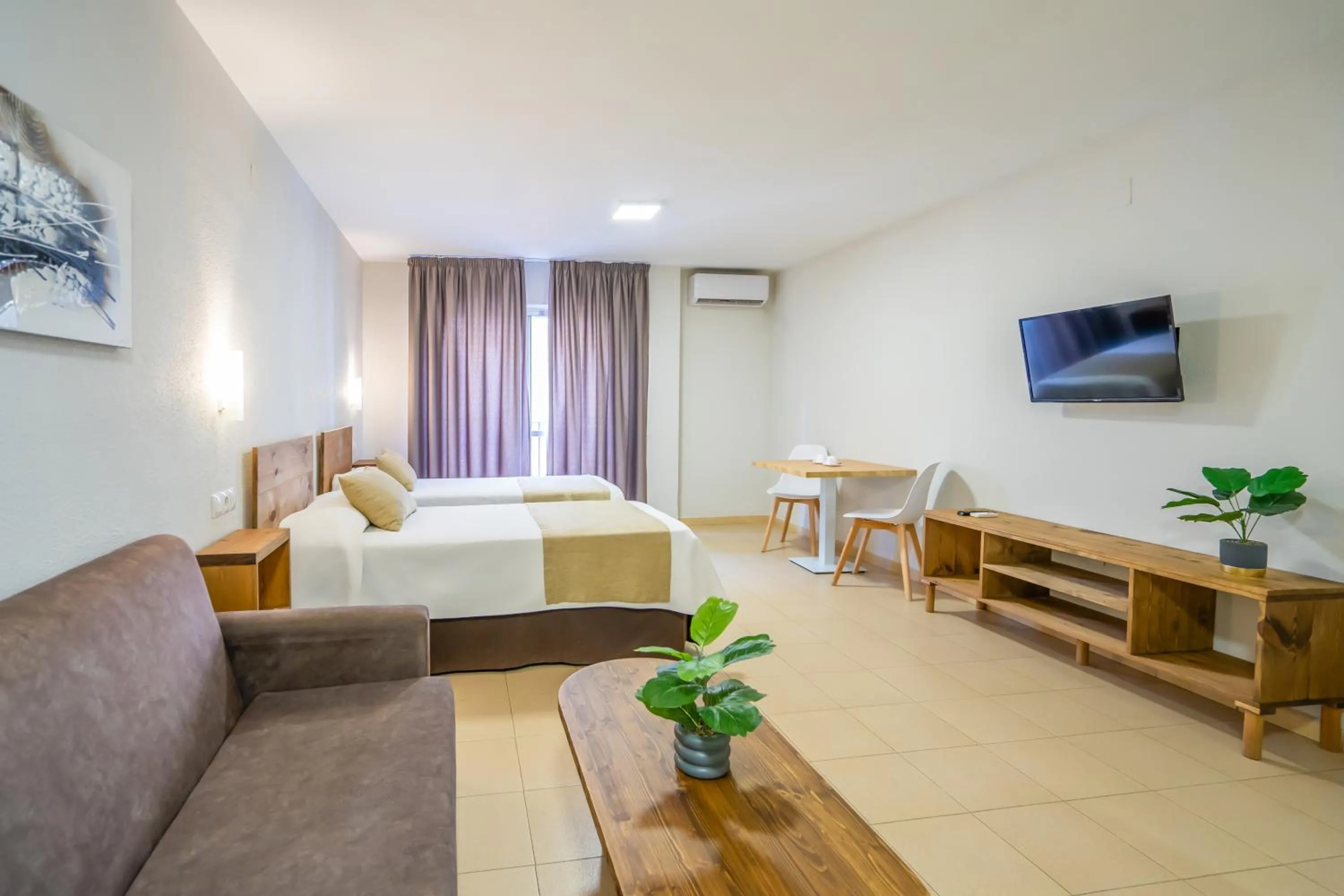 Bed in Apartamentos Puerta del Sur