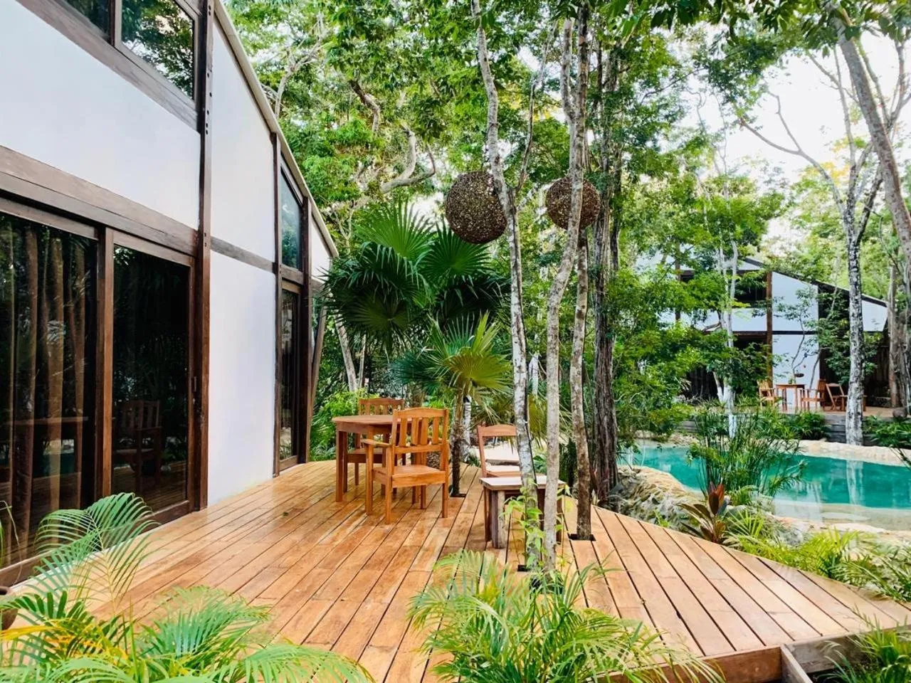 Garden view in Nahouse Jungle Lodges