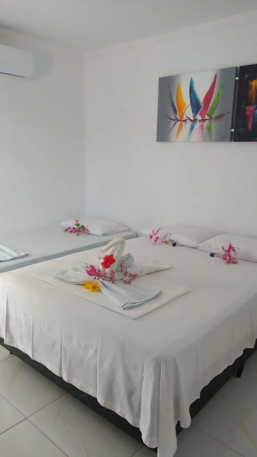 Bed in Pedacinho do Paraiso Pousada