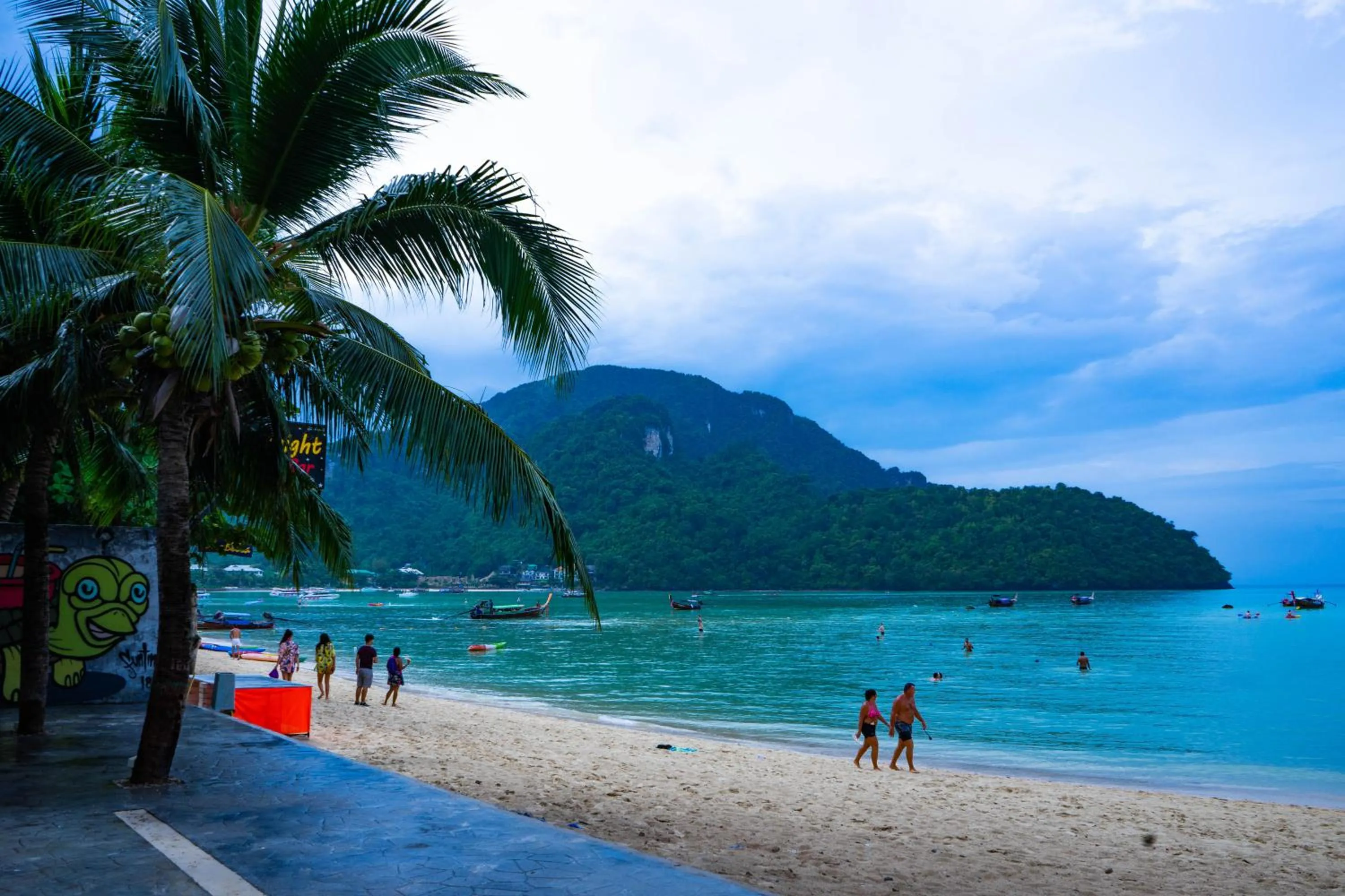 Beach in Ibiza House Phi Phi