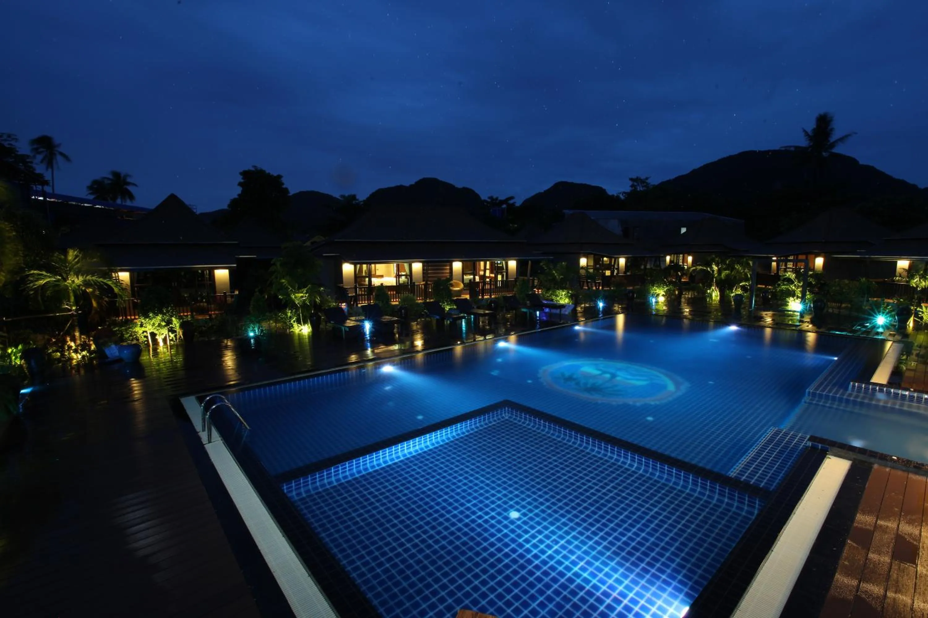 Pool view in Ibiza House Phi Phi