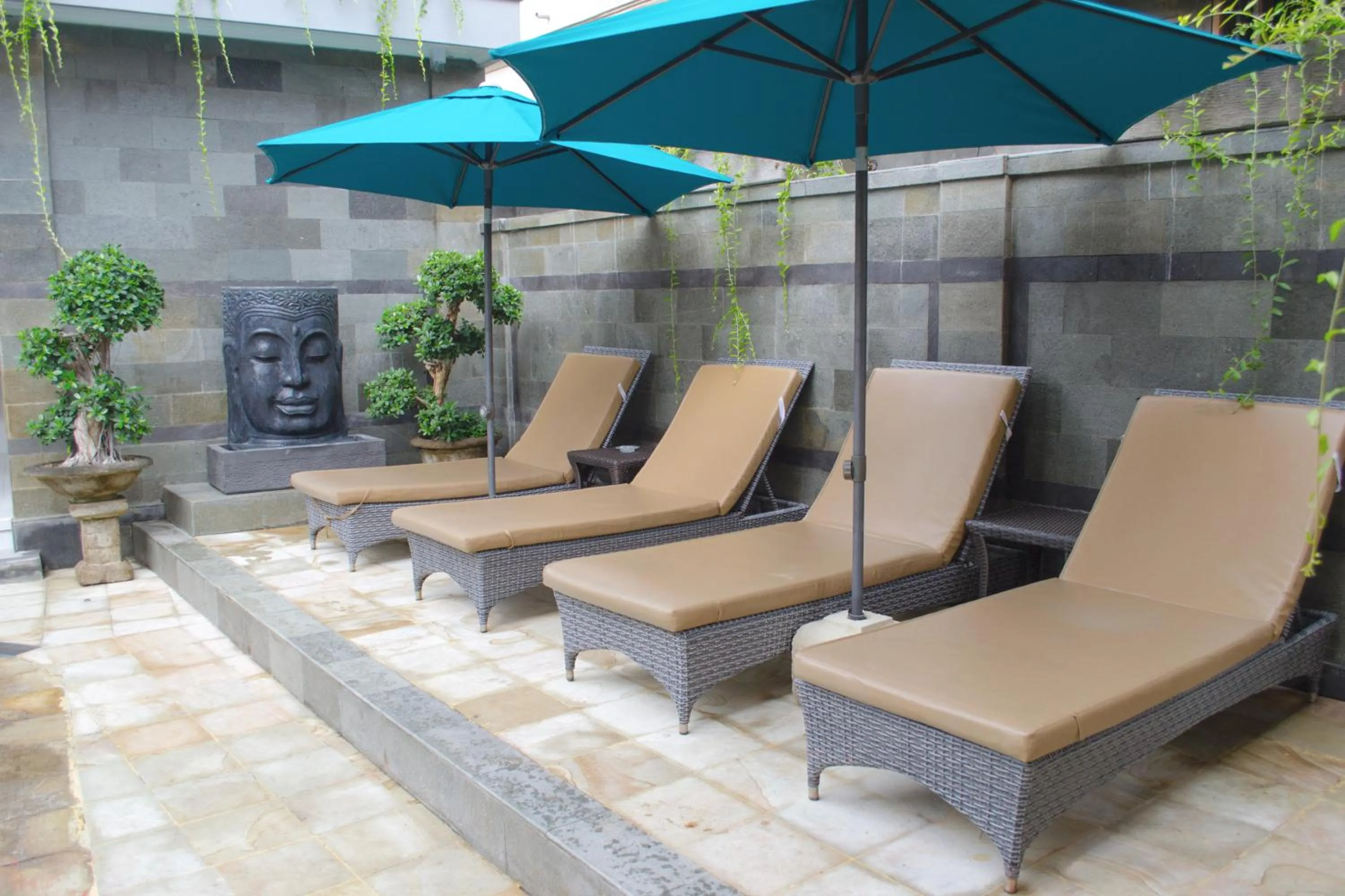 Patio in Flamboyan Hotel