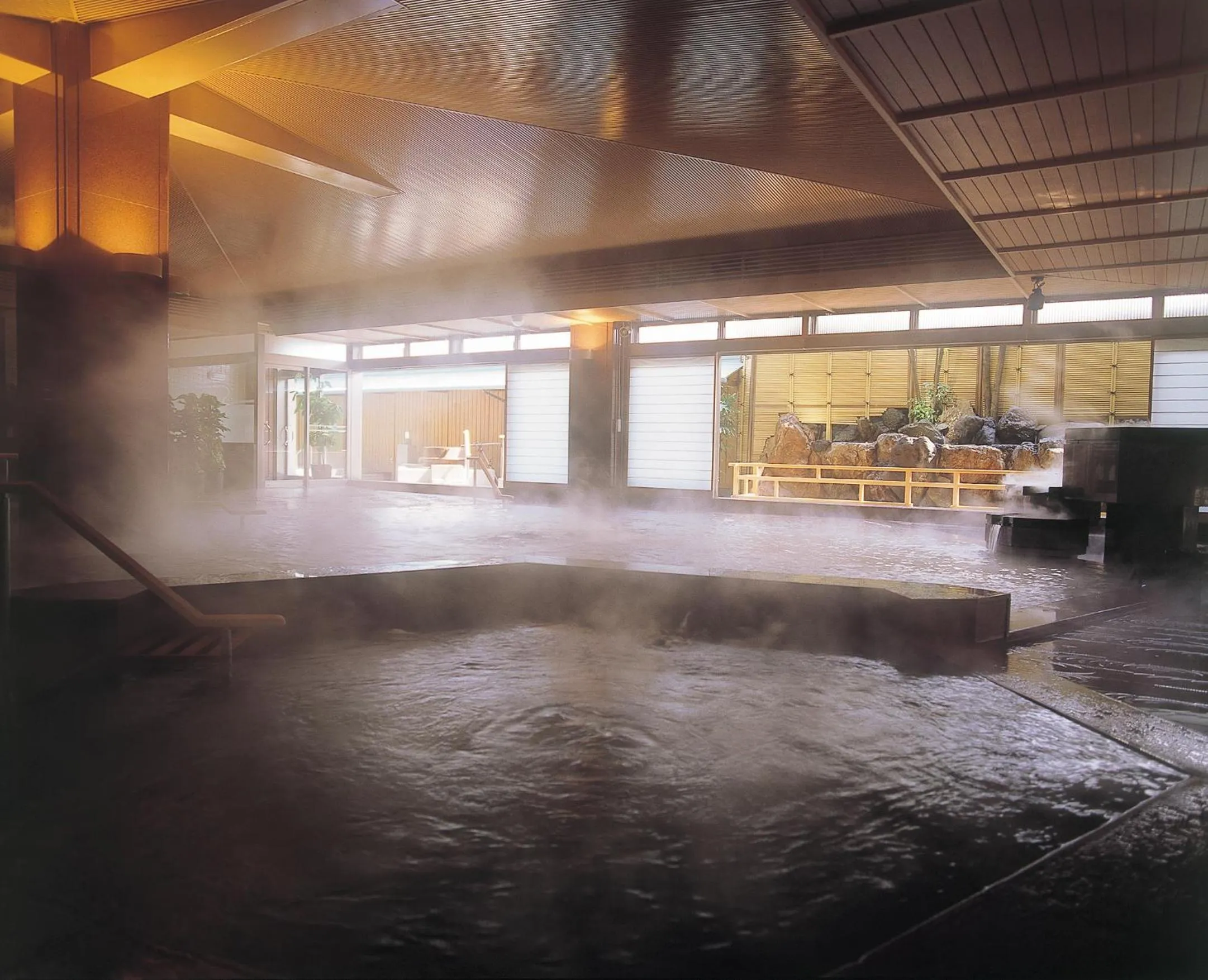 Hot Spring Bath in Yunokuni Tensyo