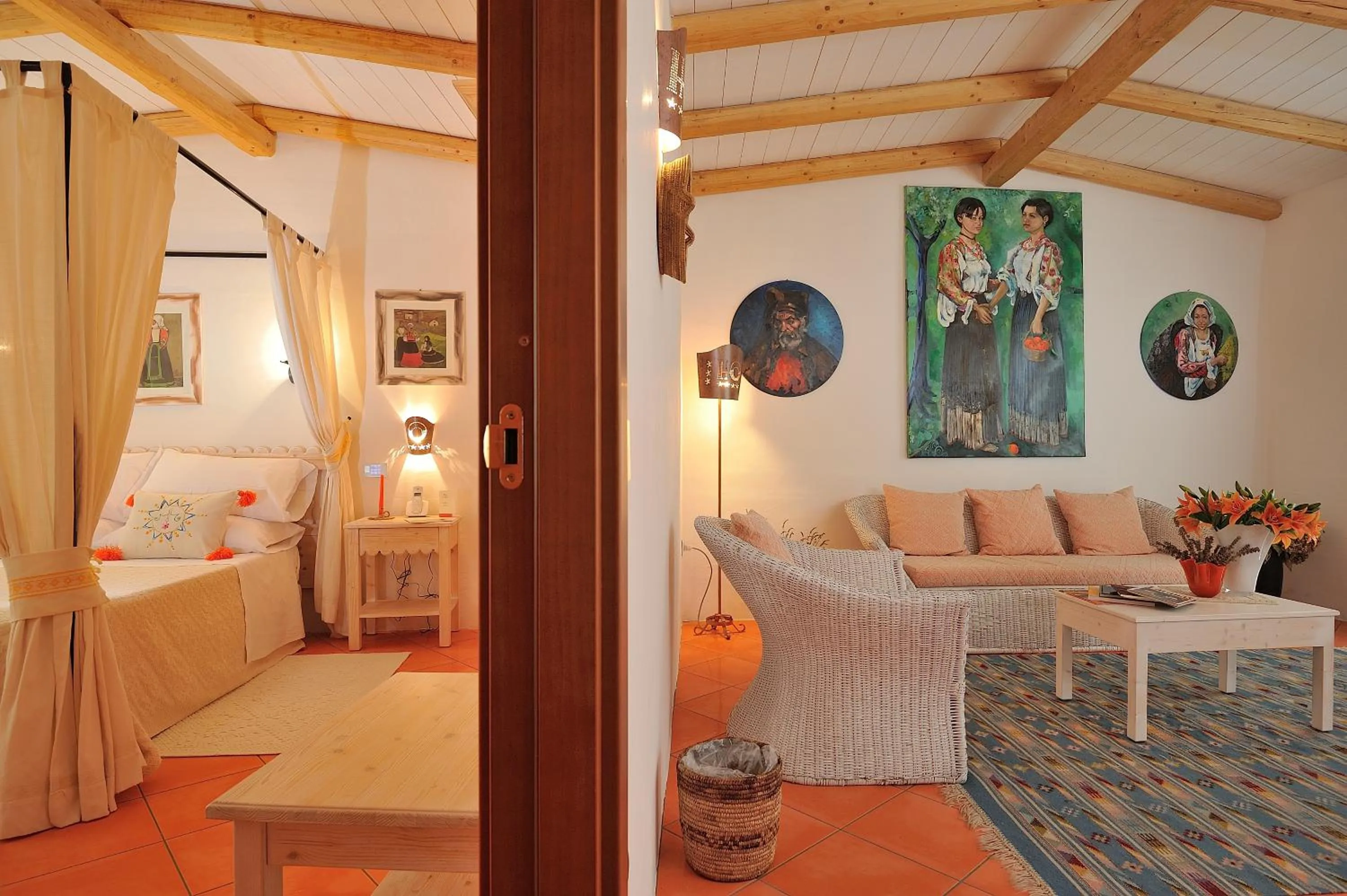 Bedroom, Bed in HOTEL ORLANDO Sardegna