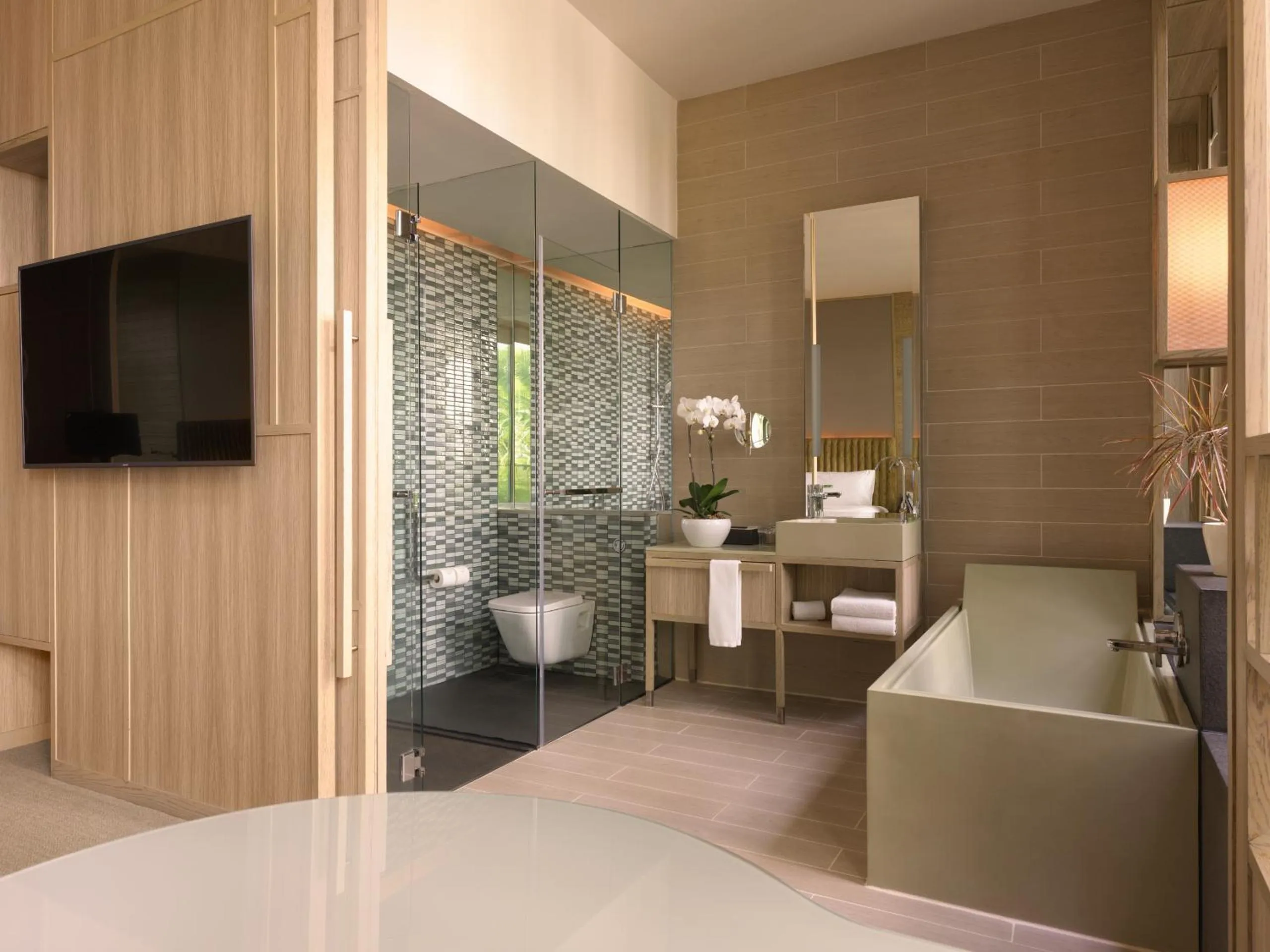 Toilet, Bed in PARKROYAL COLLECTION Pickering, Singapore