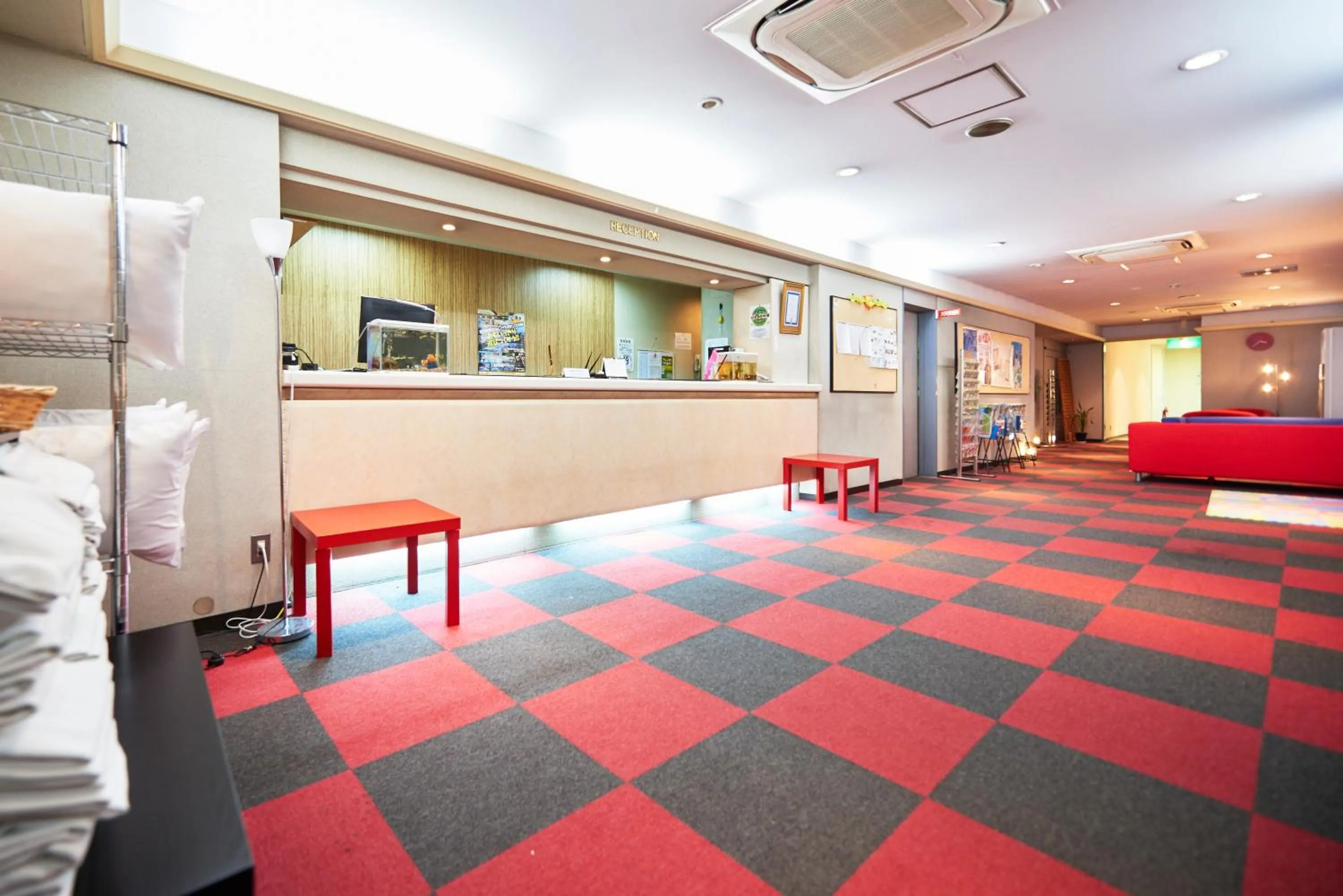 Lobby or reception, Bed in Select inn Iwaki Ekimae