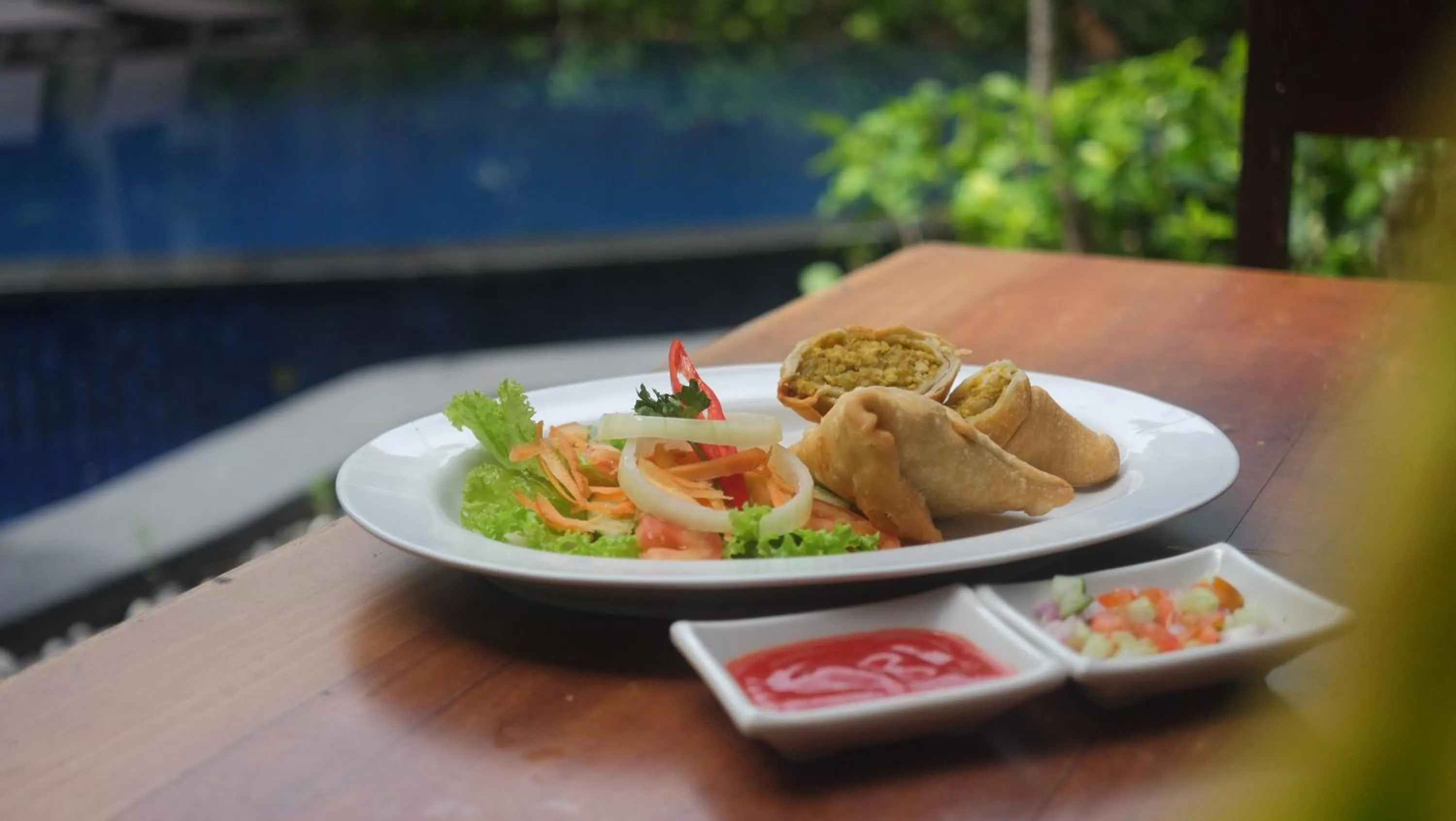 Food close-up in Suris Boutique Hotel