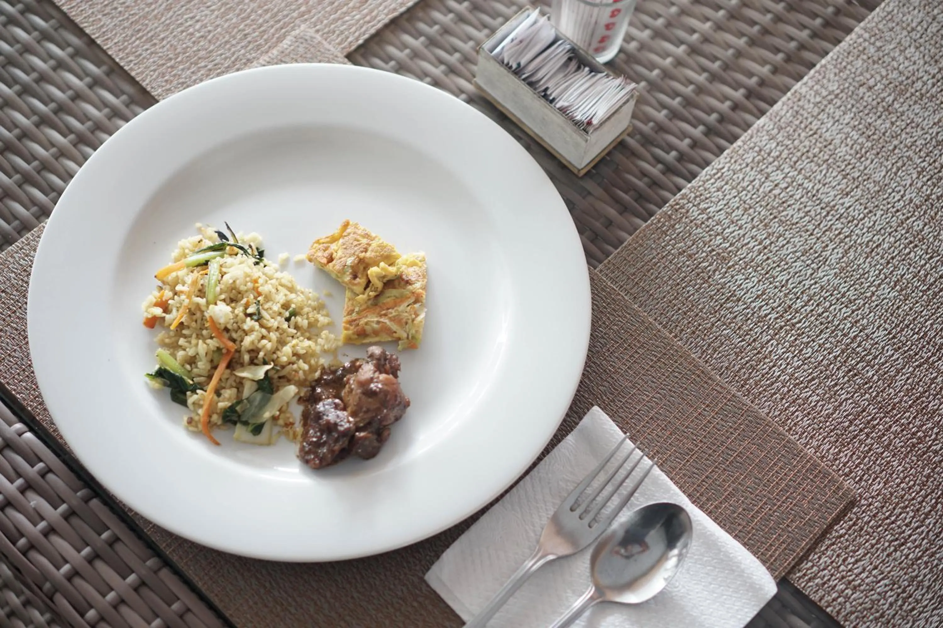 Food close-up in Suris Boutique Hotel