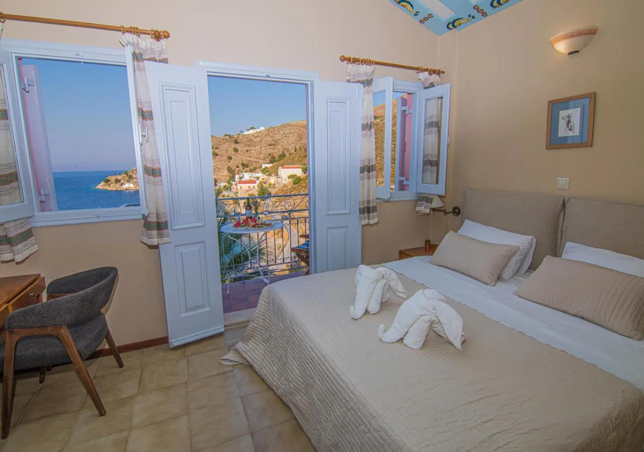 Property building, Bed in Niriides Hotel Apartments