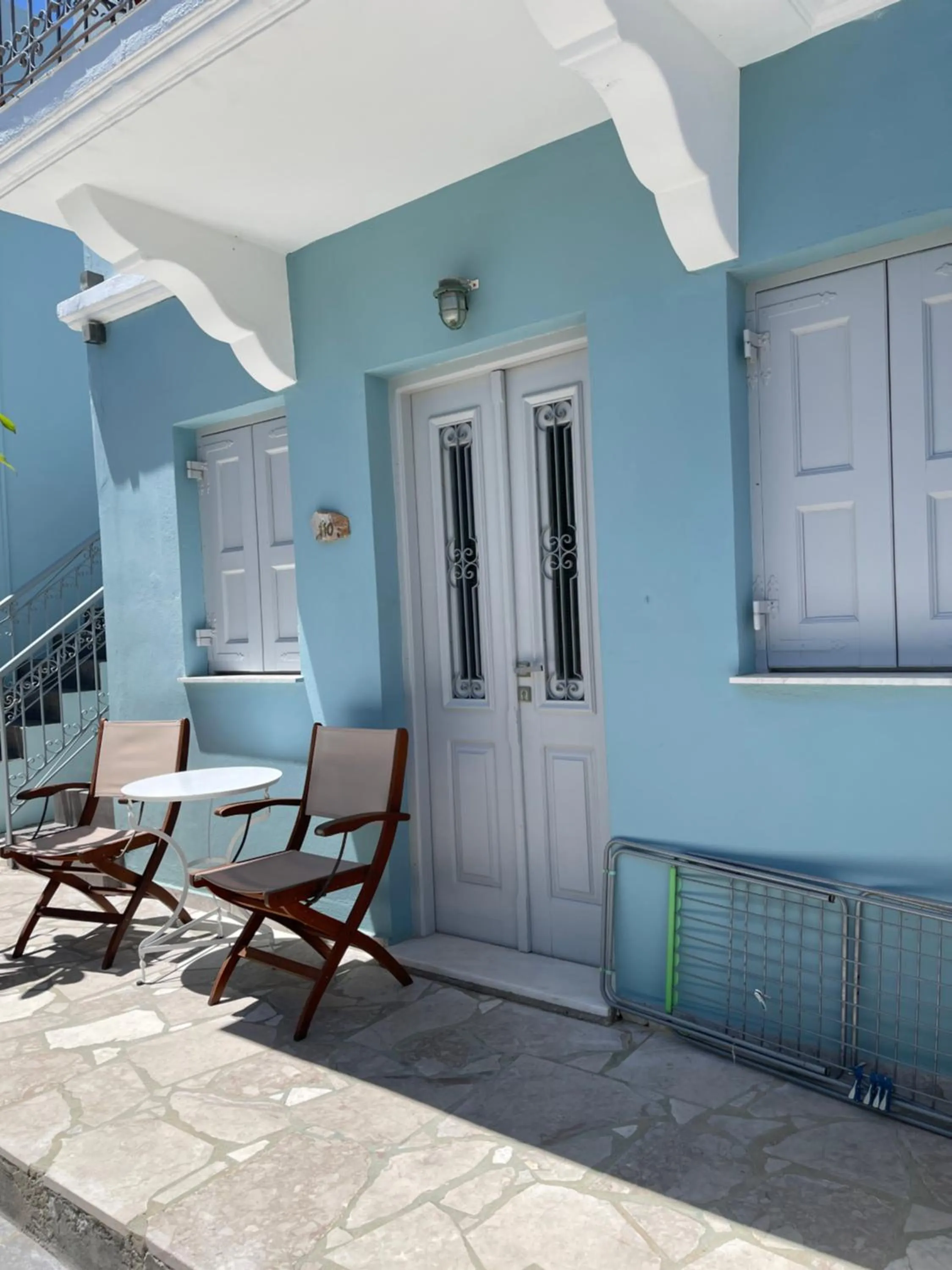 Balcony/Terrace in Niriides Hotel Apartments