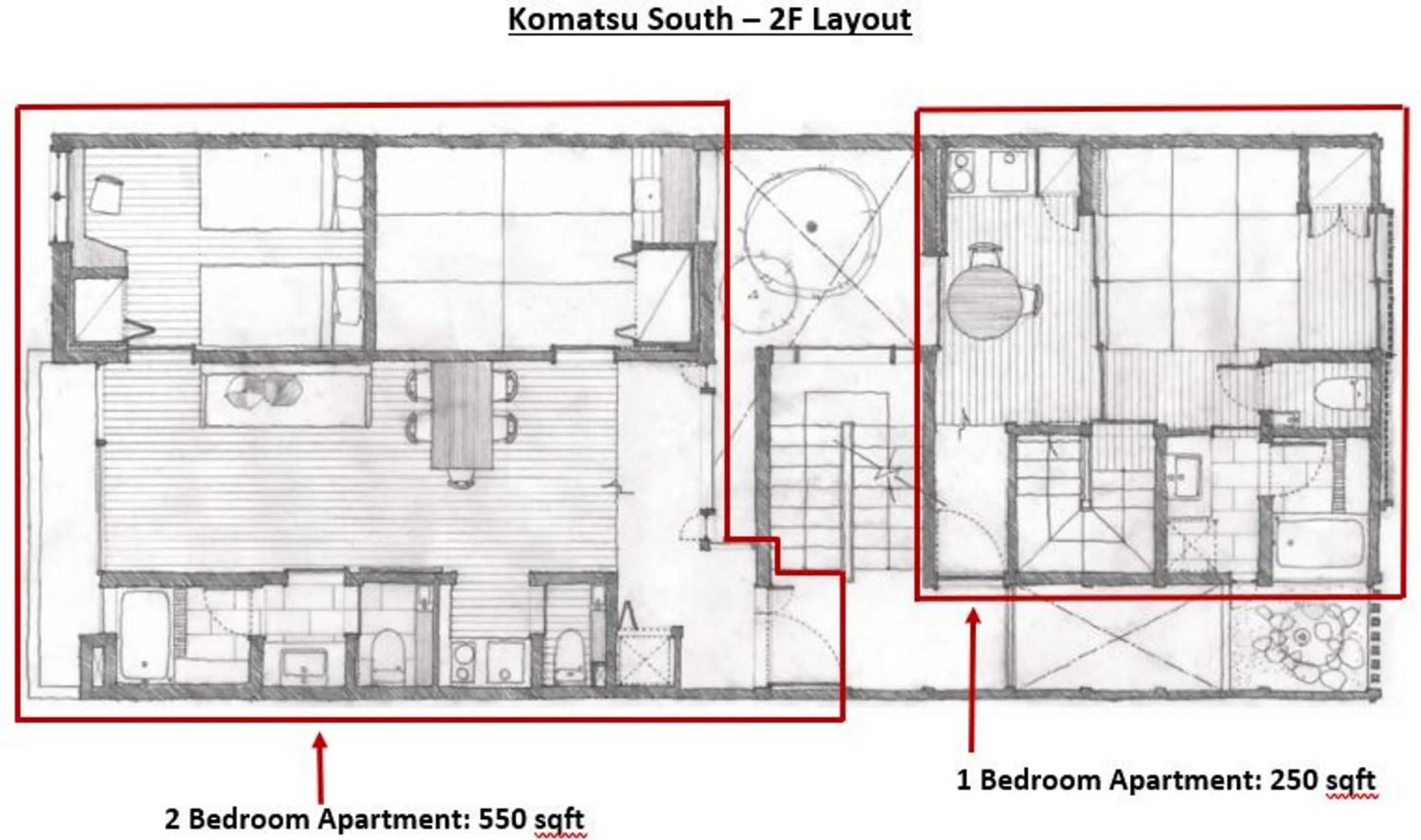 Floor plan in Komatsu Residences