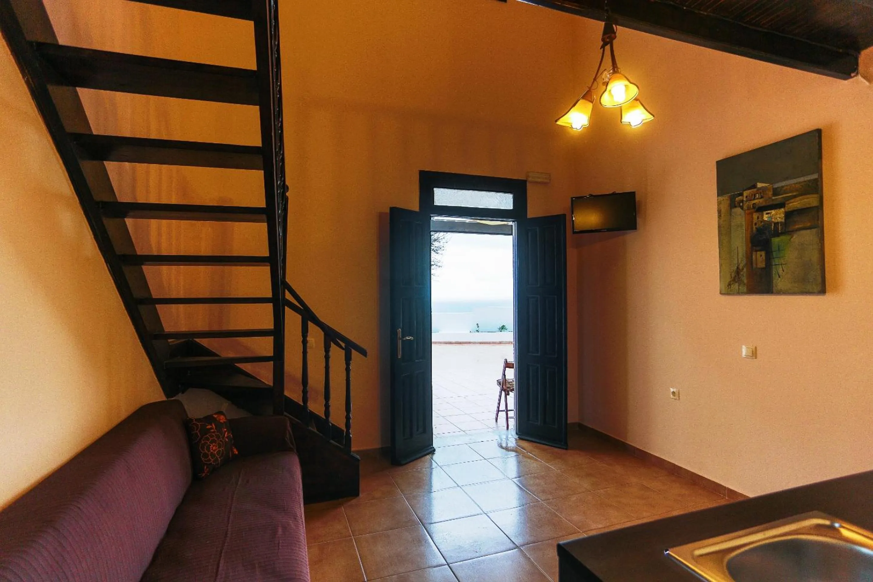 Photo of the whole room in Little Lindos Sea View Studios