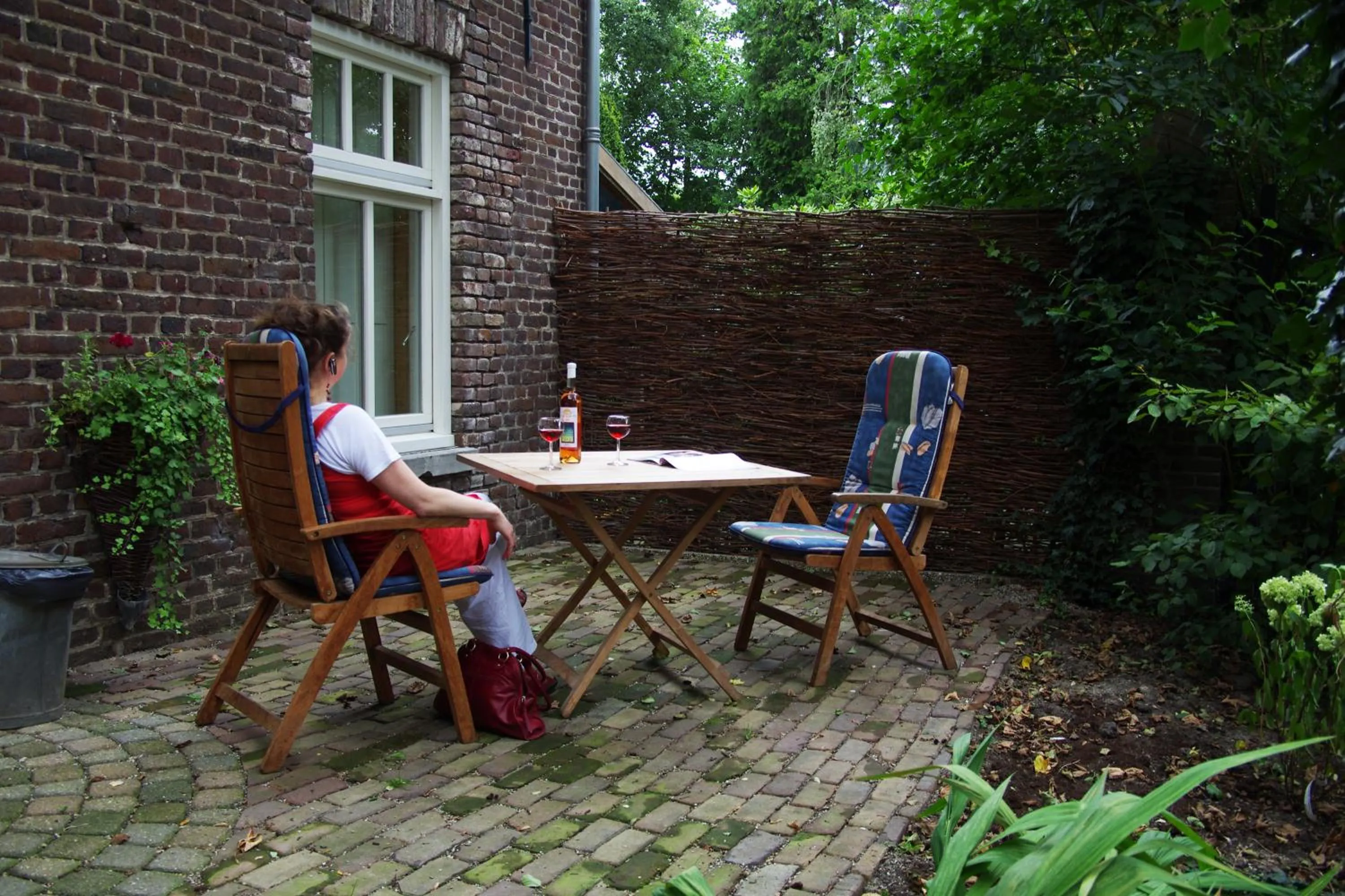 Balcony/Terrace in Vakantie Meerlo