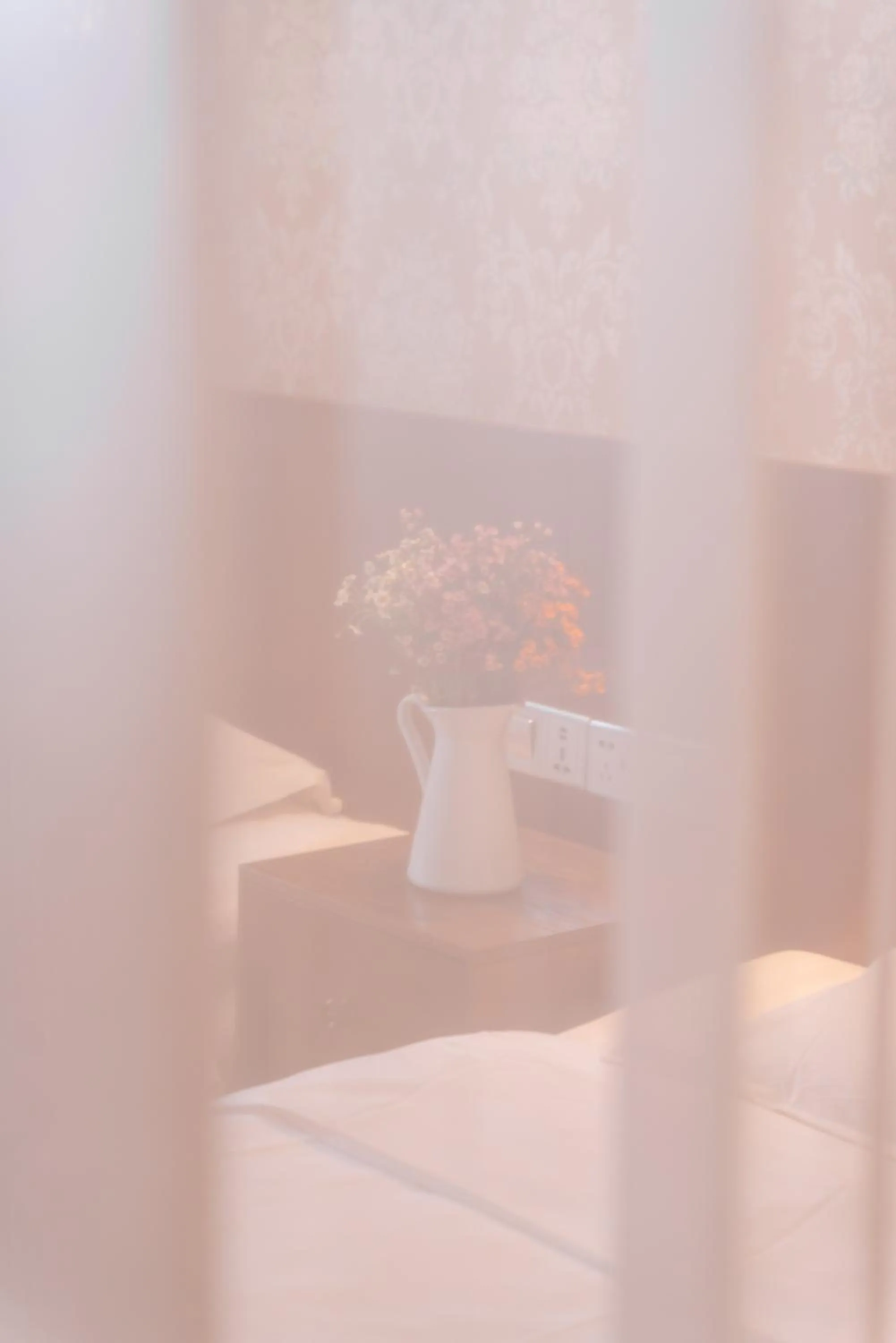 Bed in Qingdao Kaiyue Hotel Zhongshan Road St Michael's Cathedral and Zhanqiao Pier