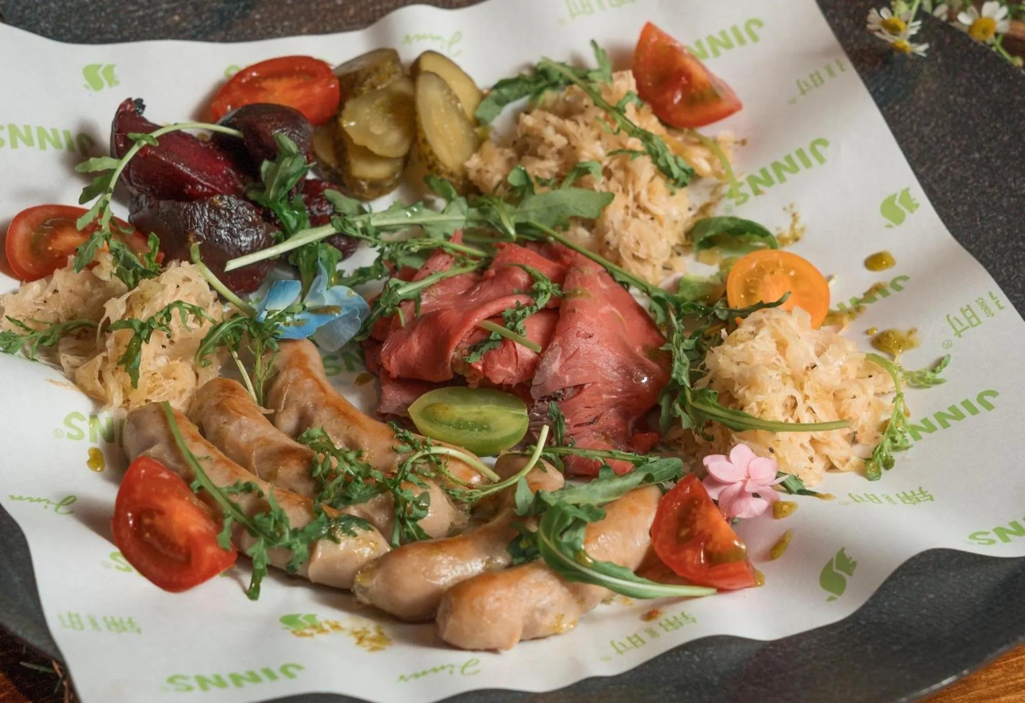 Restaurant/places to eat in Qingdao Kaiyue Hotel Zhongshan Road St Michael's Cathedral and Zhanqiao Pier