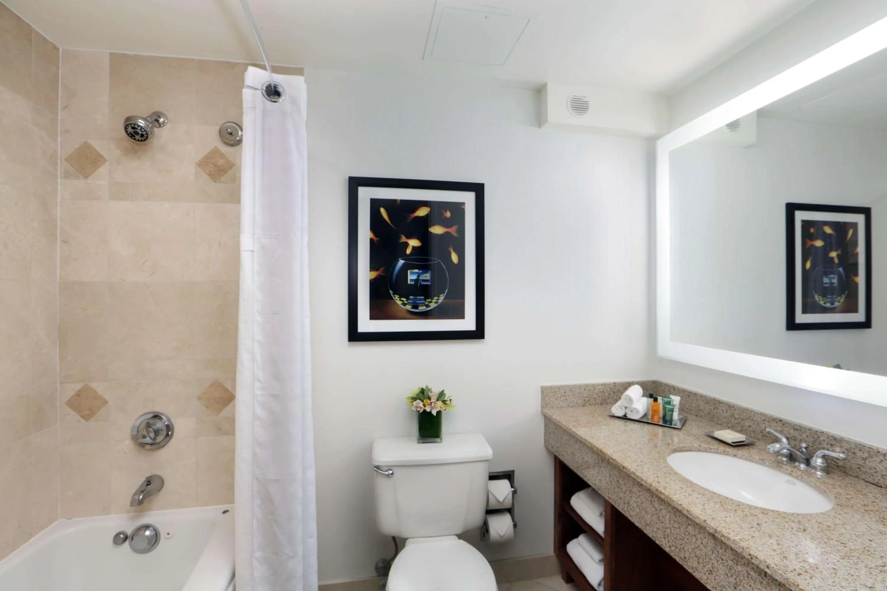 Bathroom in Hilton Mystic