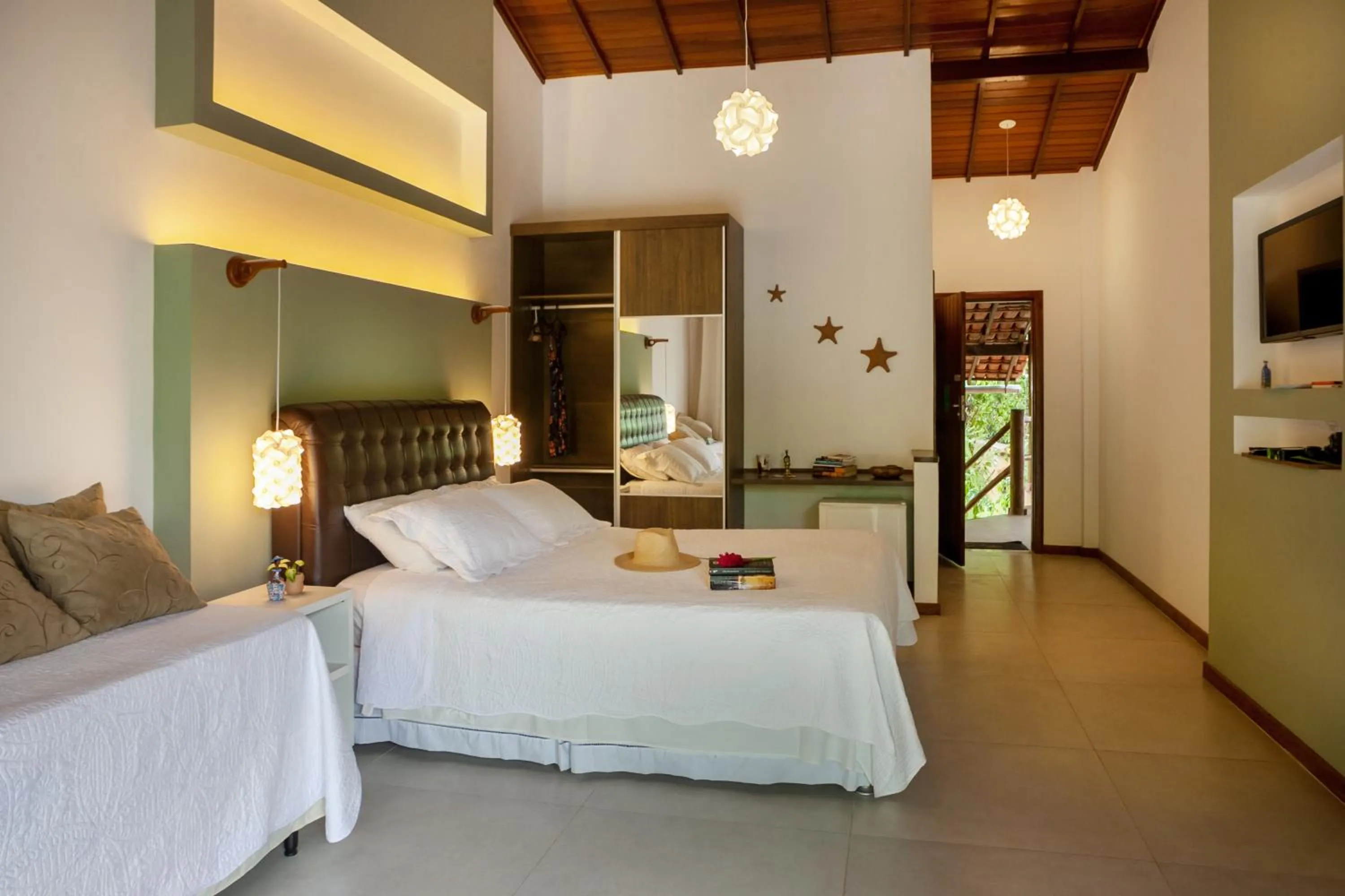 Bed in Pousada Espaço do Sagui - Taipu de Fora