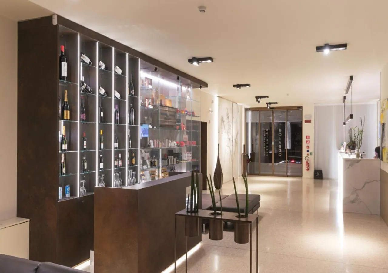 Lobby or reception in Boiardo Hotel