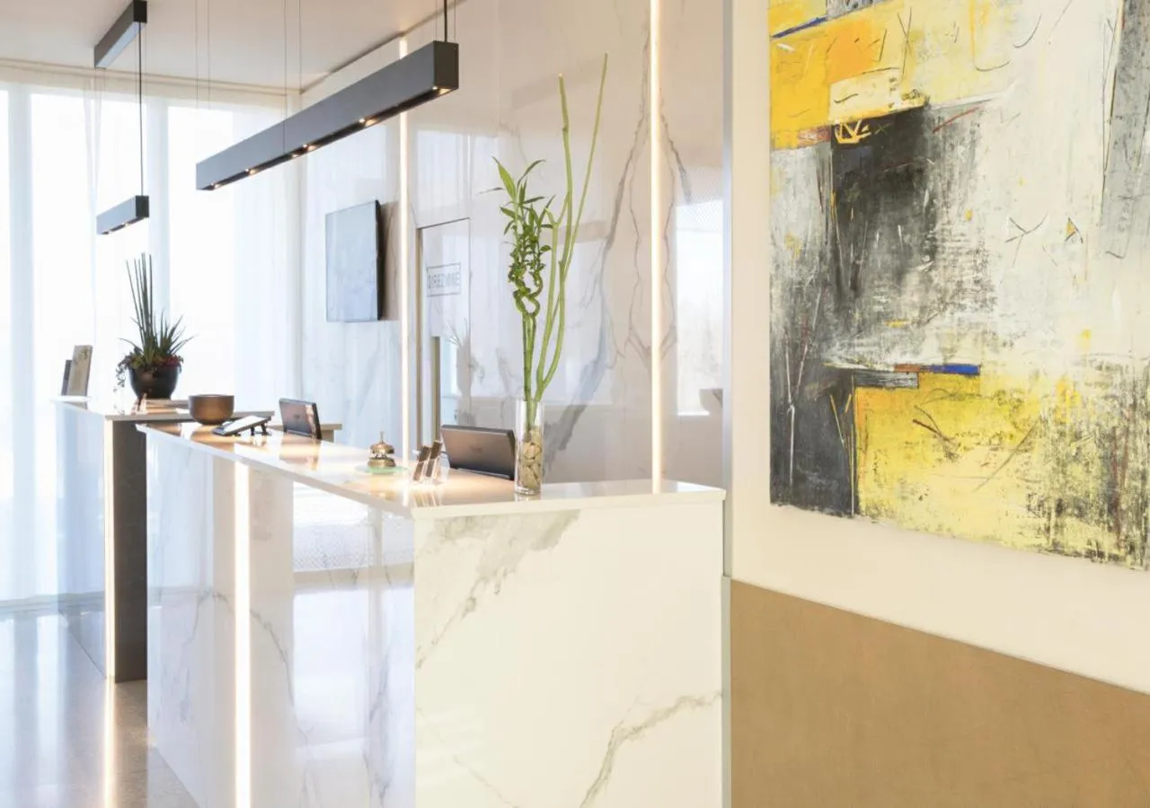 Lobby or reception in Boiardo Hotel