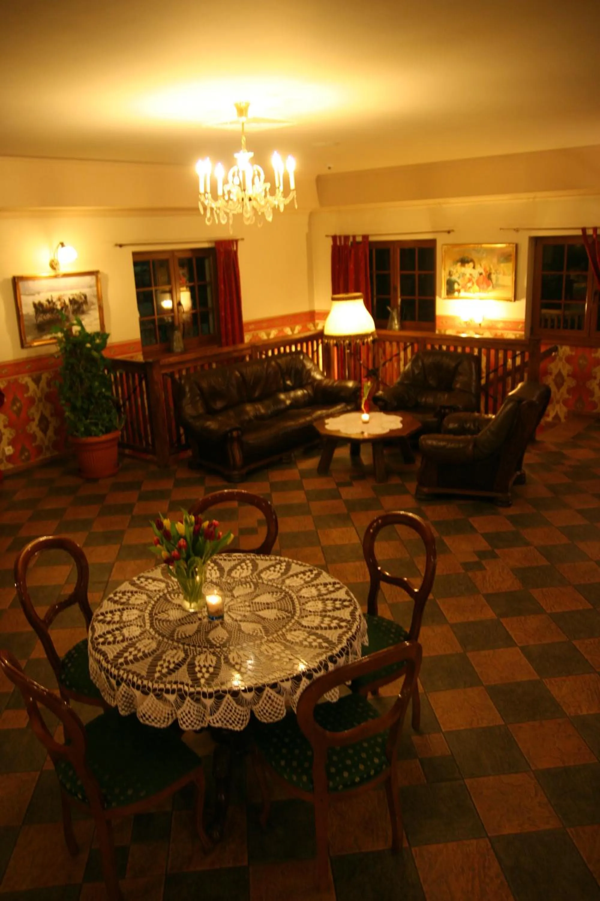 Lounge or bar in Hotel Karolinka