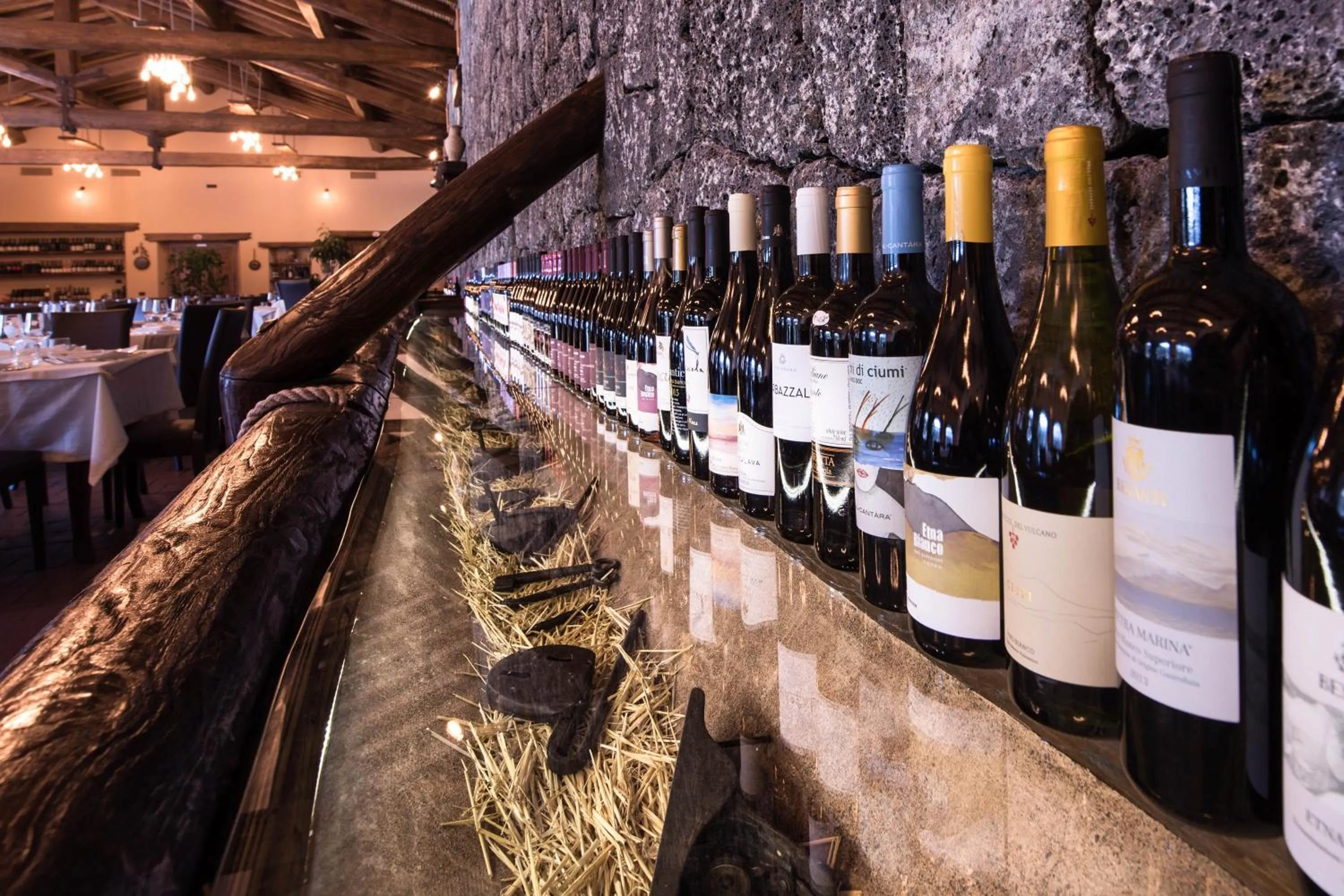 Alcoholic drinks in Etna Quota Mille Boutique Hotel, Typical Sicilian Food & Wine