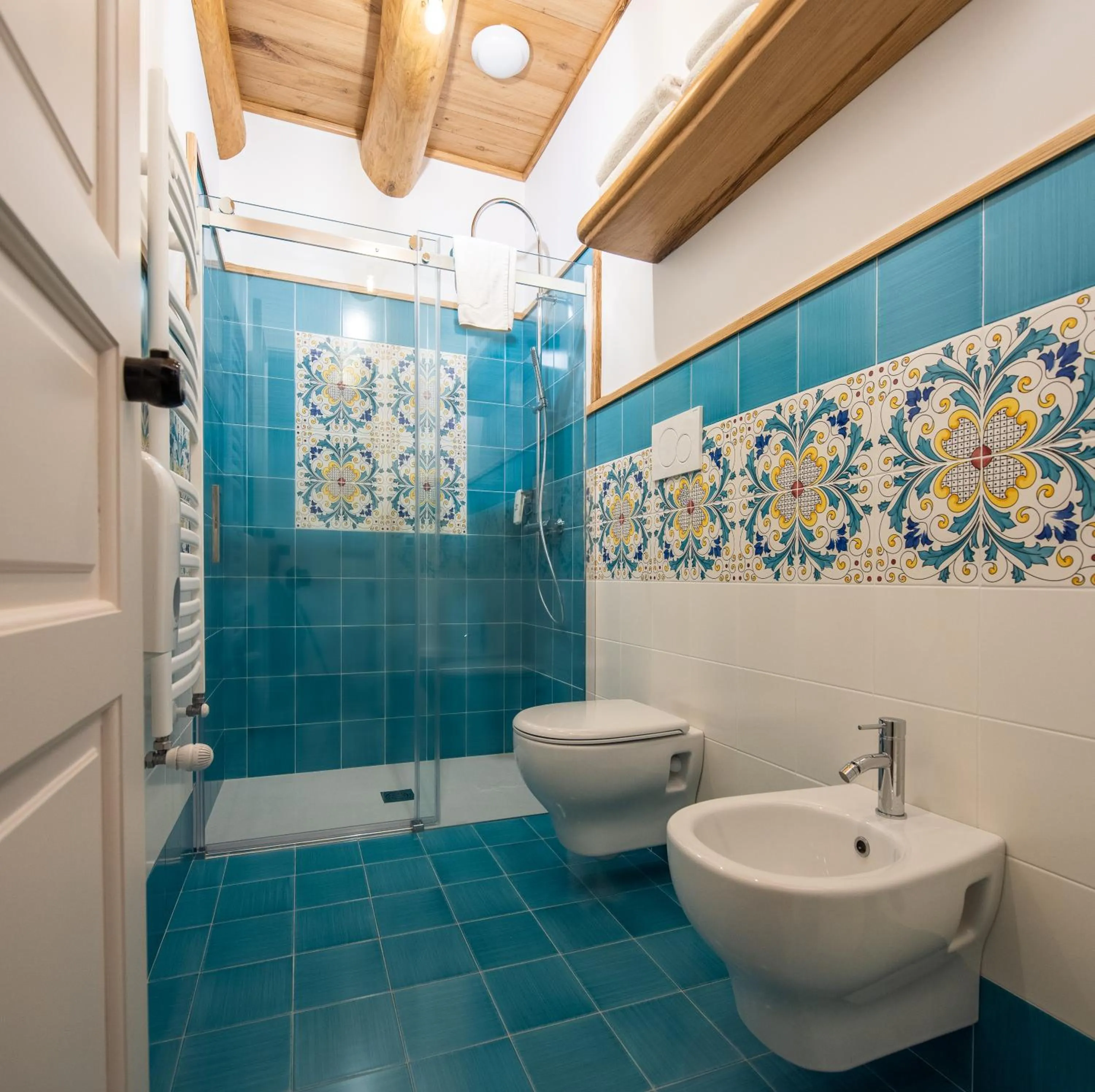 Bathroom in Etna Quota Mille Boutique Hotel, Typical Sicilian Food & Wine