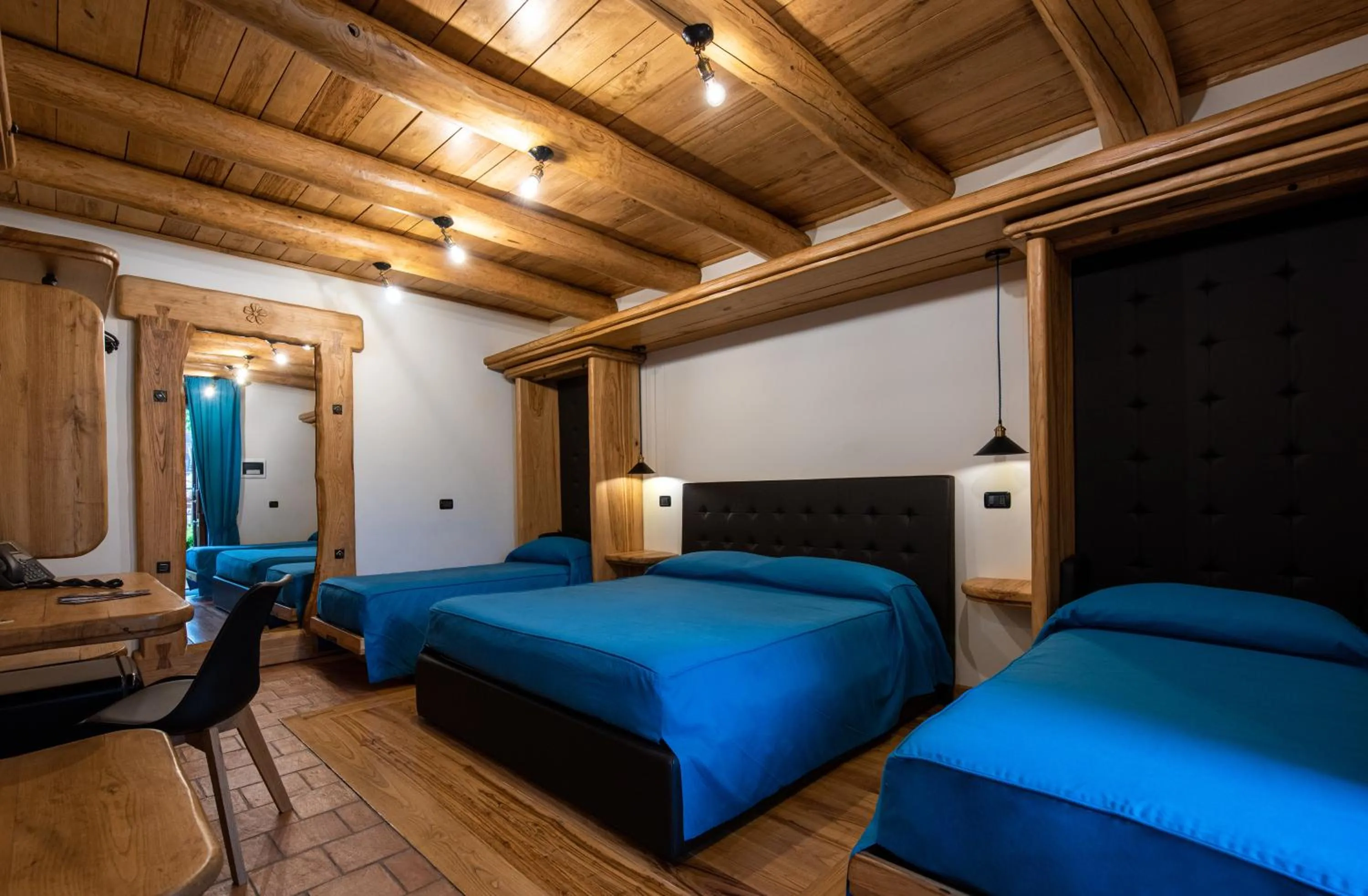 Bed in Etna Quota Mille Boutique Hotel, Typical Sicilian Food & Wine