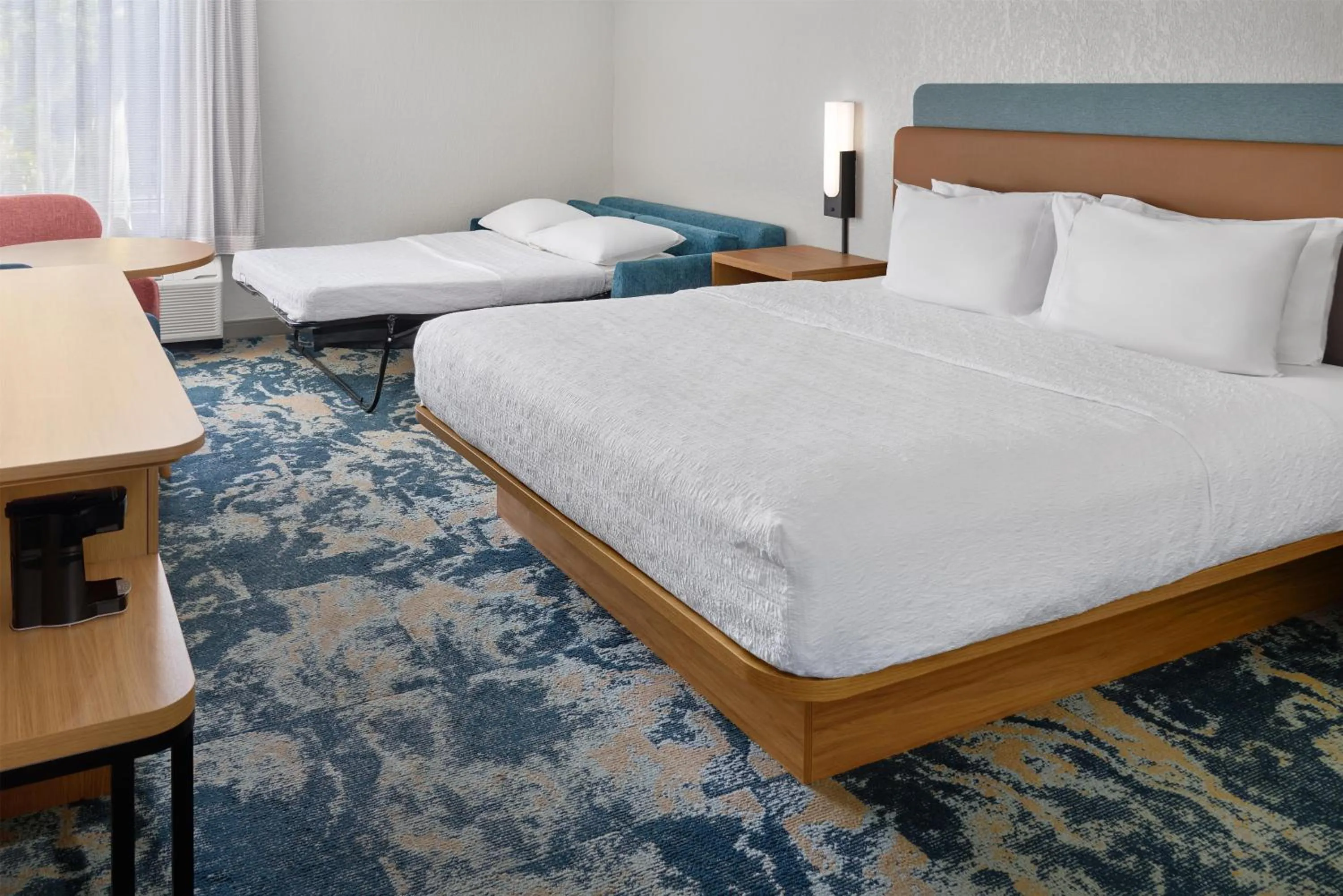 Living room, Bed in Hampton Inn Fort Lauderdale Plantation