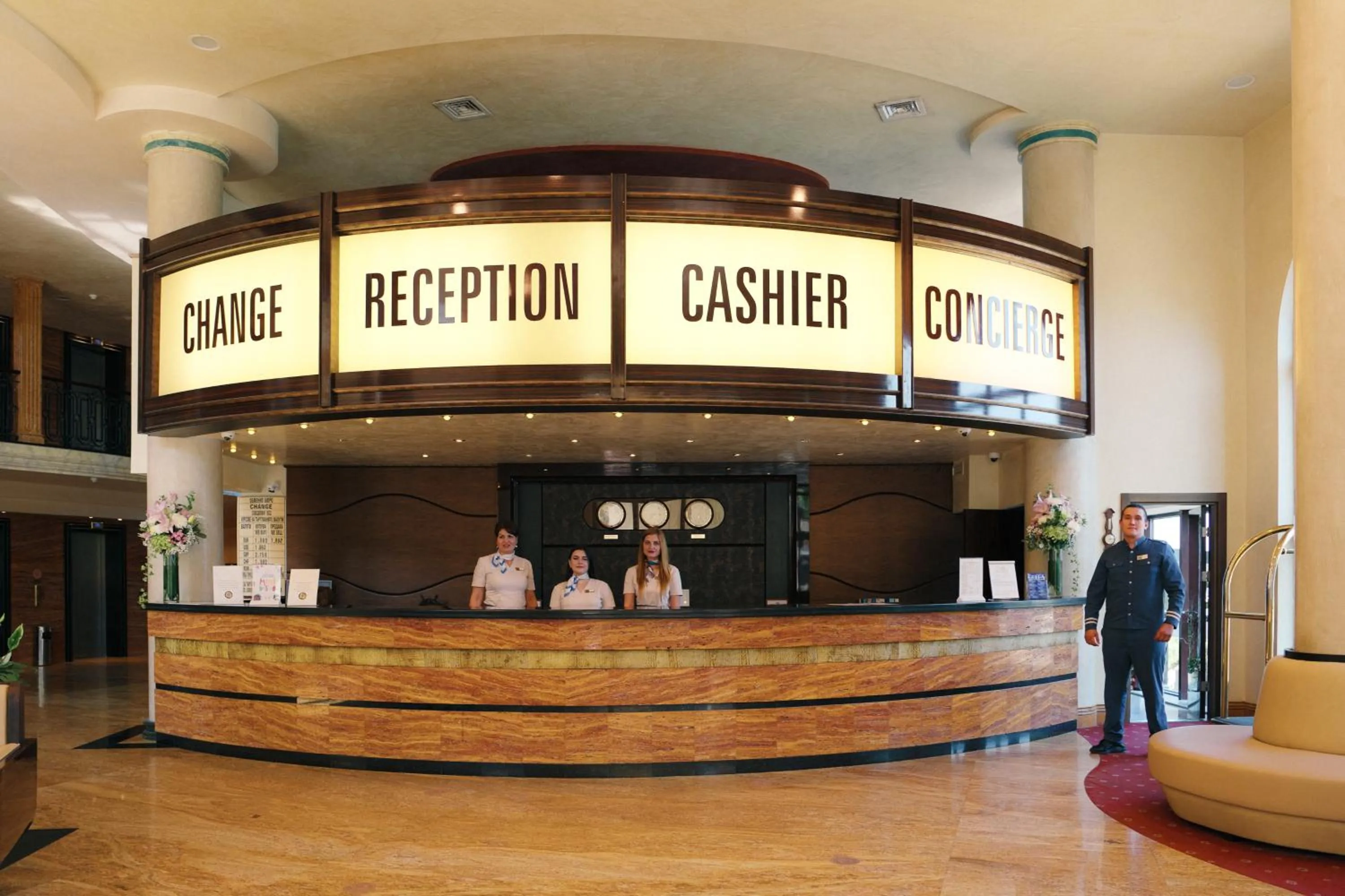 Lobby or reception in Admiral Hotel - Ultra All Inclusive & Private Beach