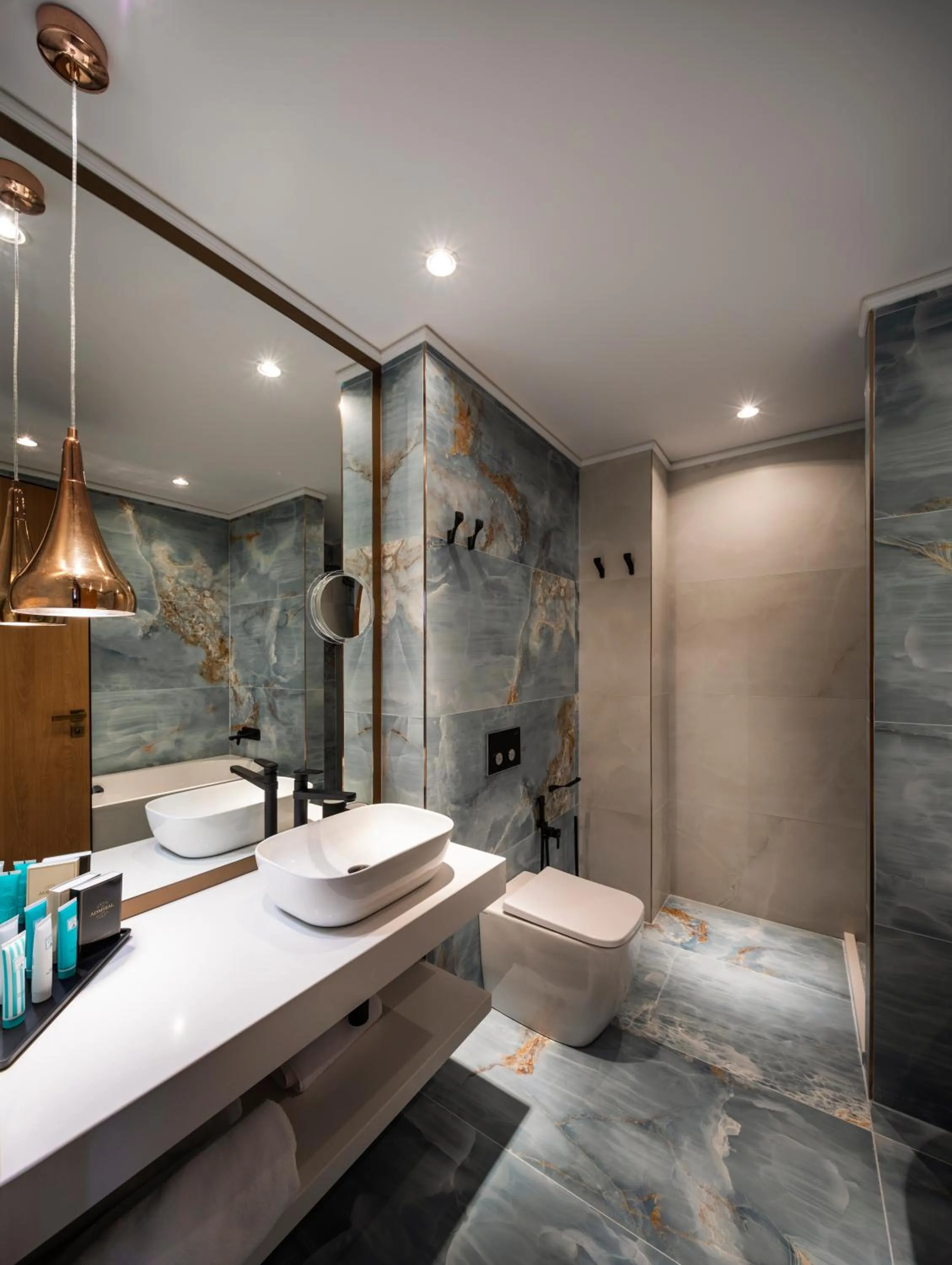 Shower in Admiral Hotel - Ultra All Inclusive & Private Beach