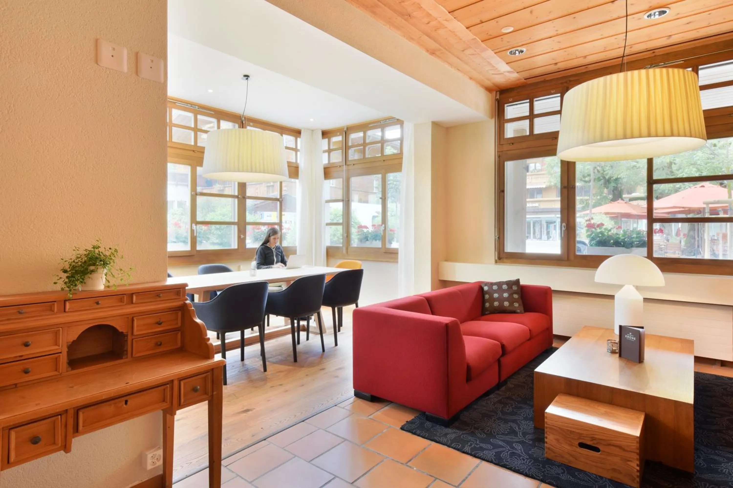 Lounge or bar in Hotel Krone Lenk