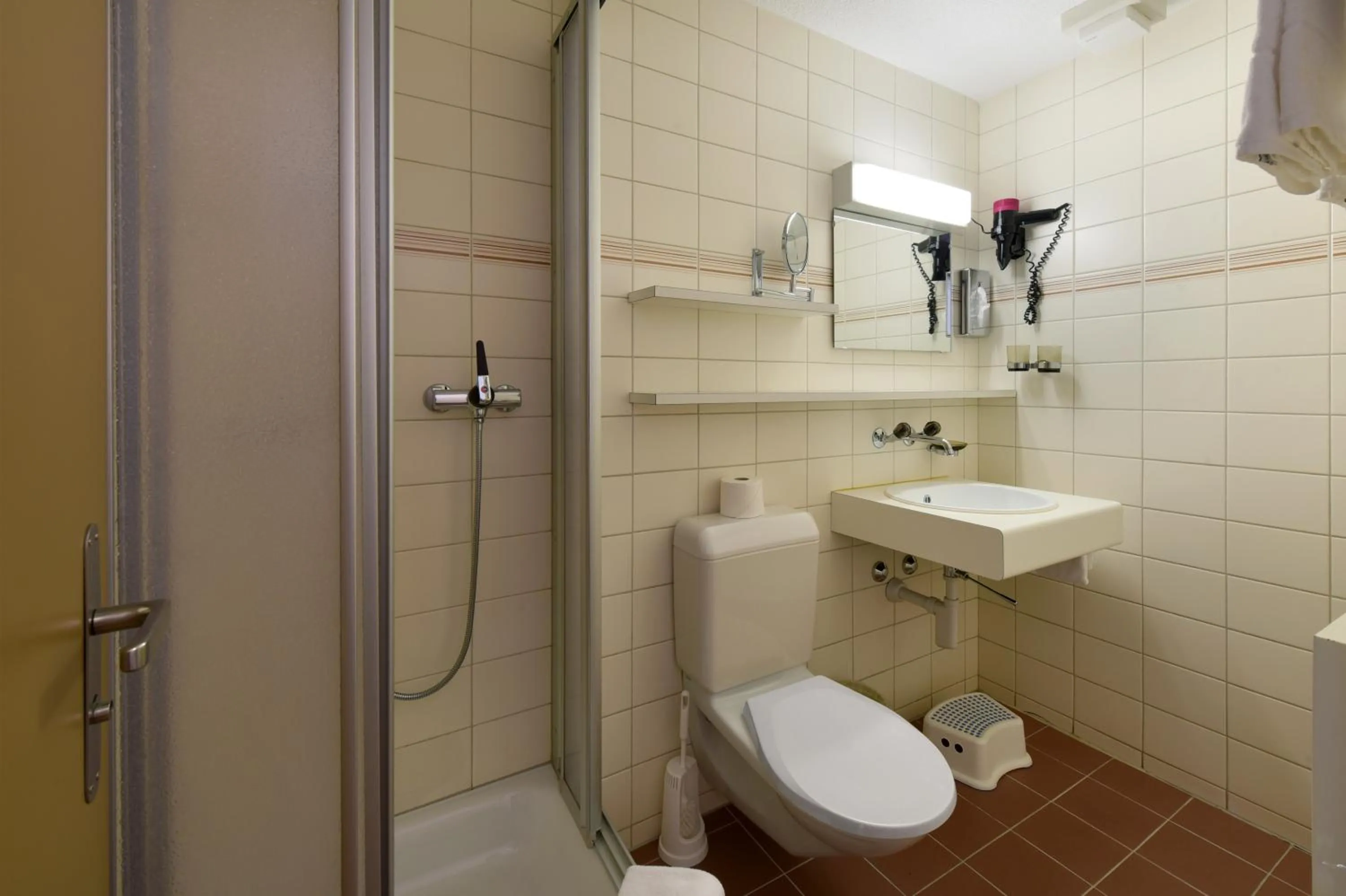 Bathroom in Hotel Krone Lenk